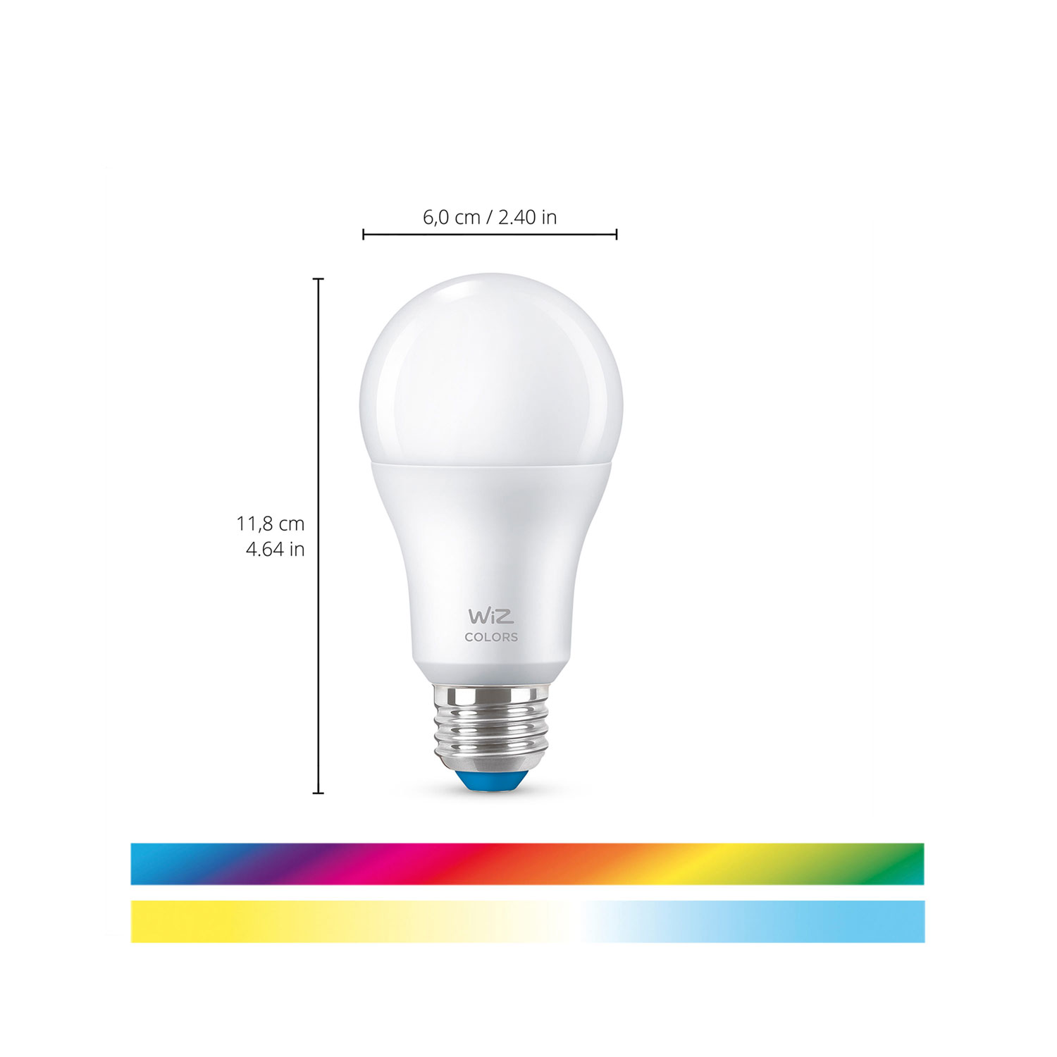 Ampoule DEL intelligente A19 de WiZ - Ambiance blanche