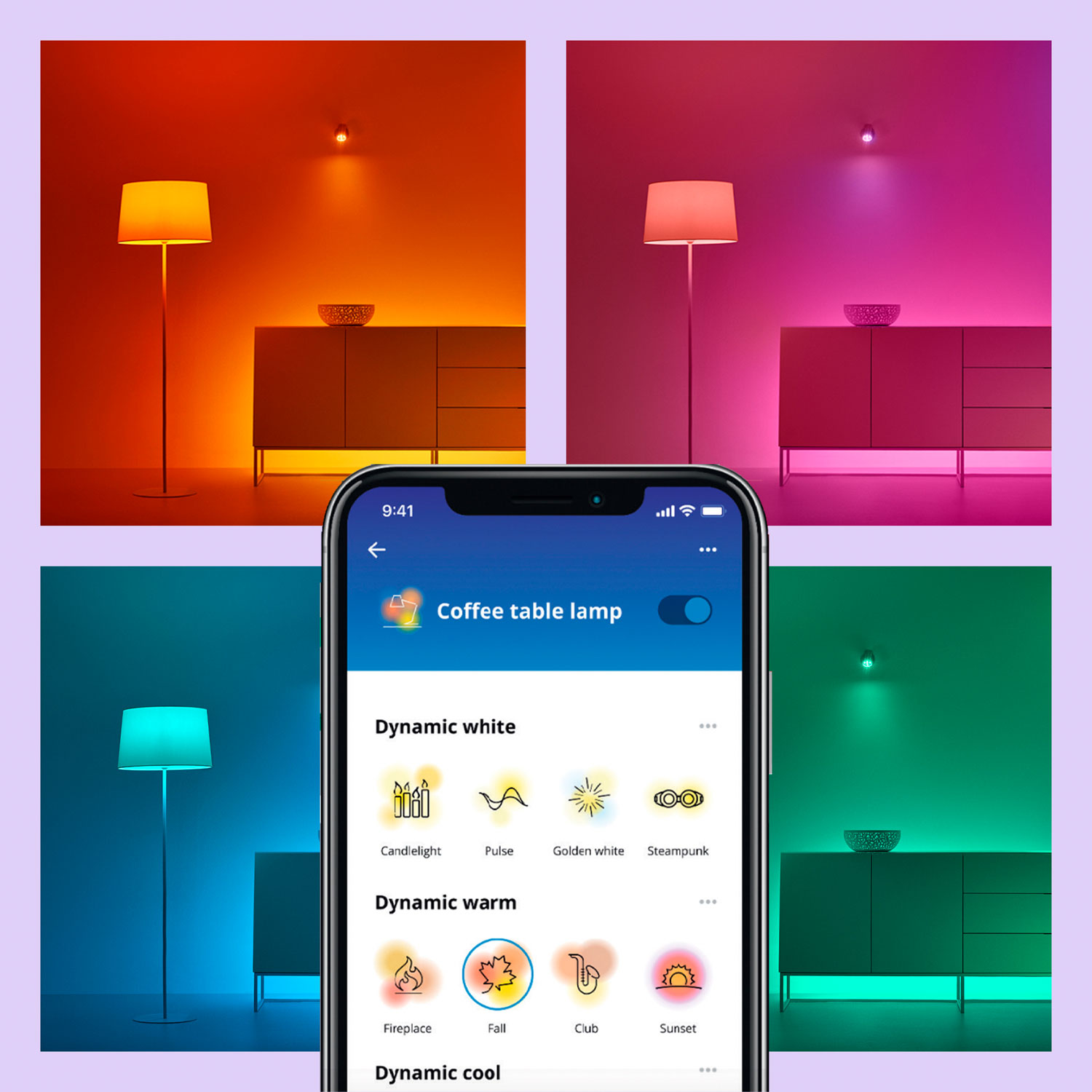 Ampoule DEL intelligente A19 de WiZ - Ambiance blanche