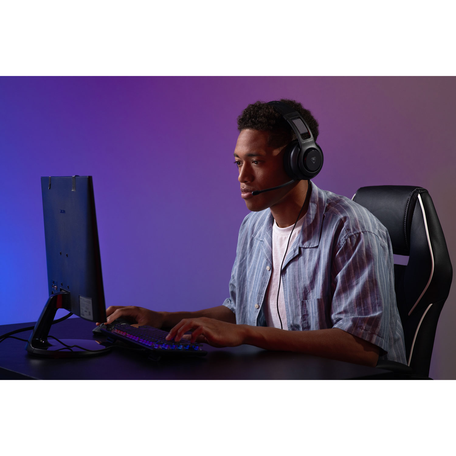 Turtle Beach Atlas 200 Wired Gaming Headset for PC - Black