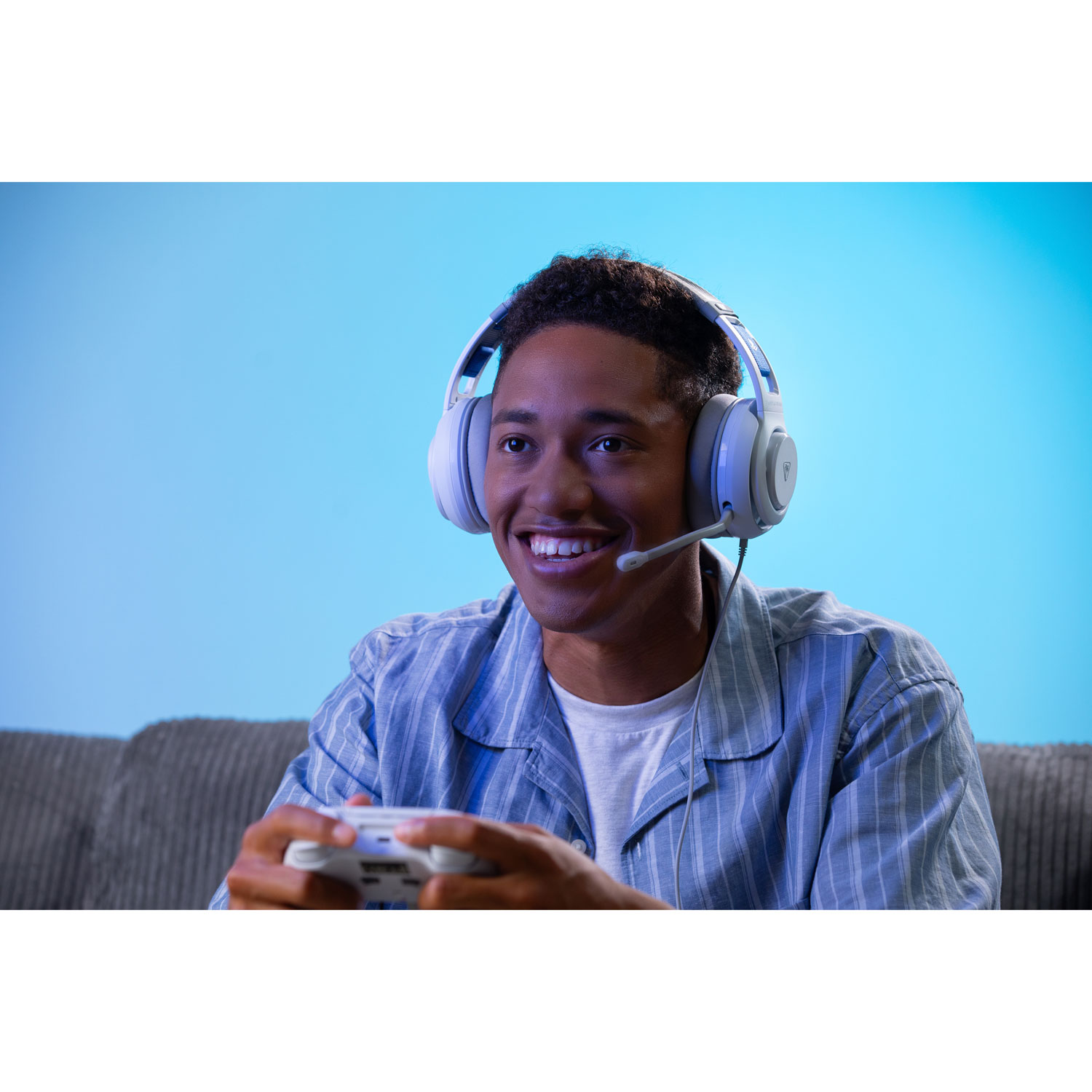 Casque de jeu avec fil Atlas 200 de Turtle Beach pour PlayStation - Blanc