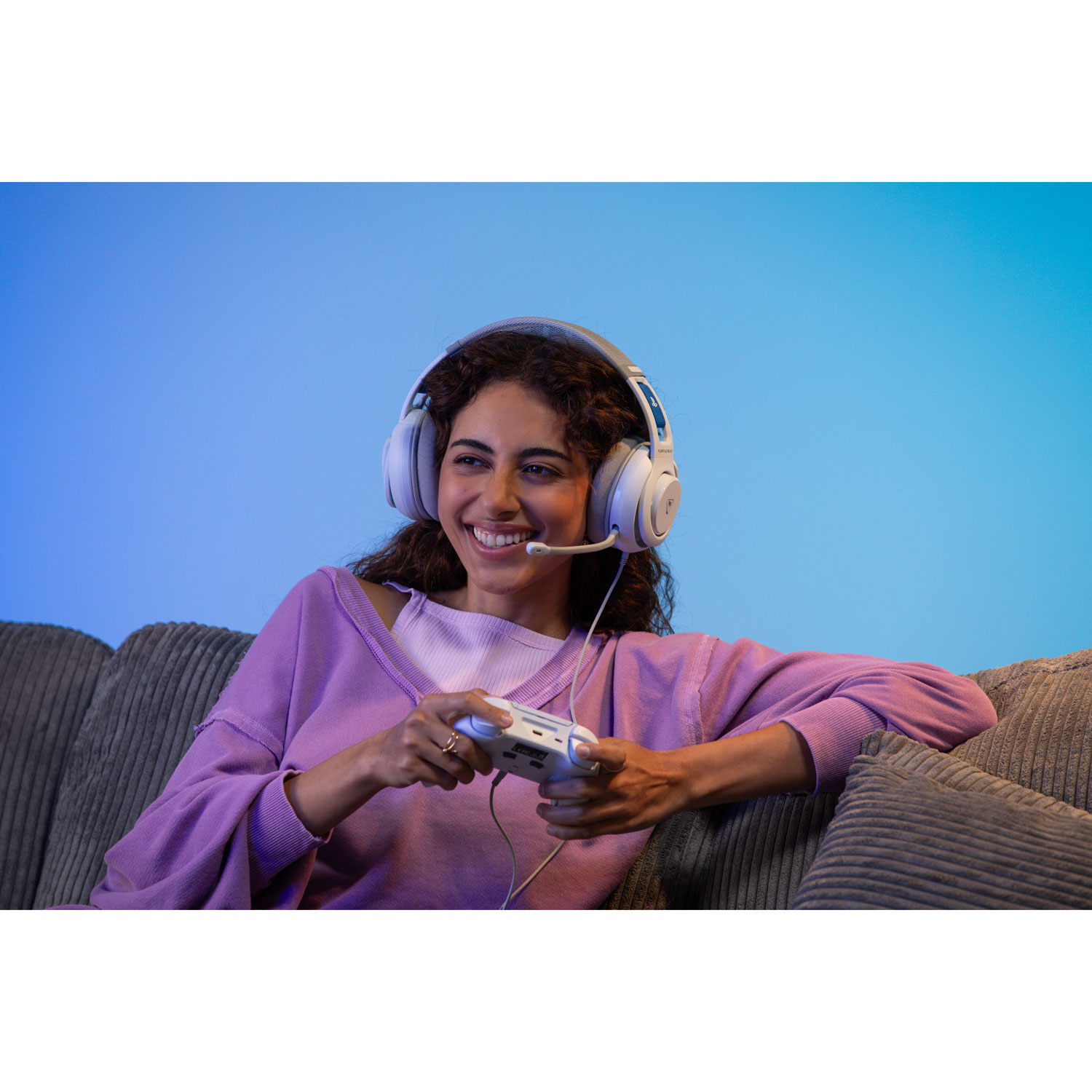 Casque de jeu avec fil Atlas 200 de Turtle Beach pour PlayStation - Blanc