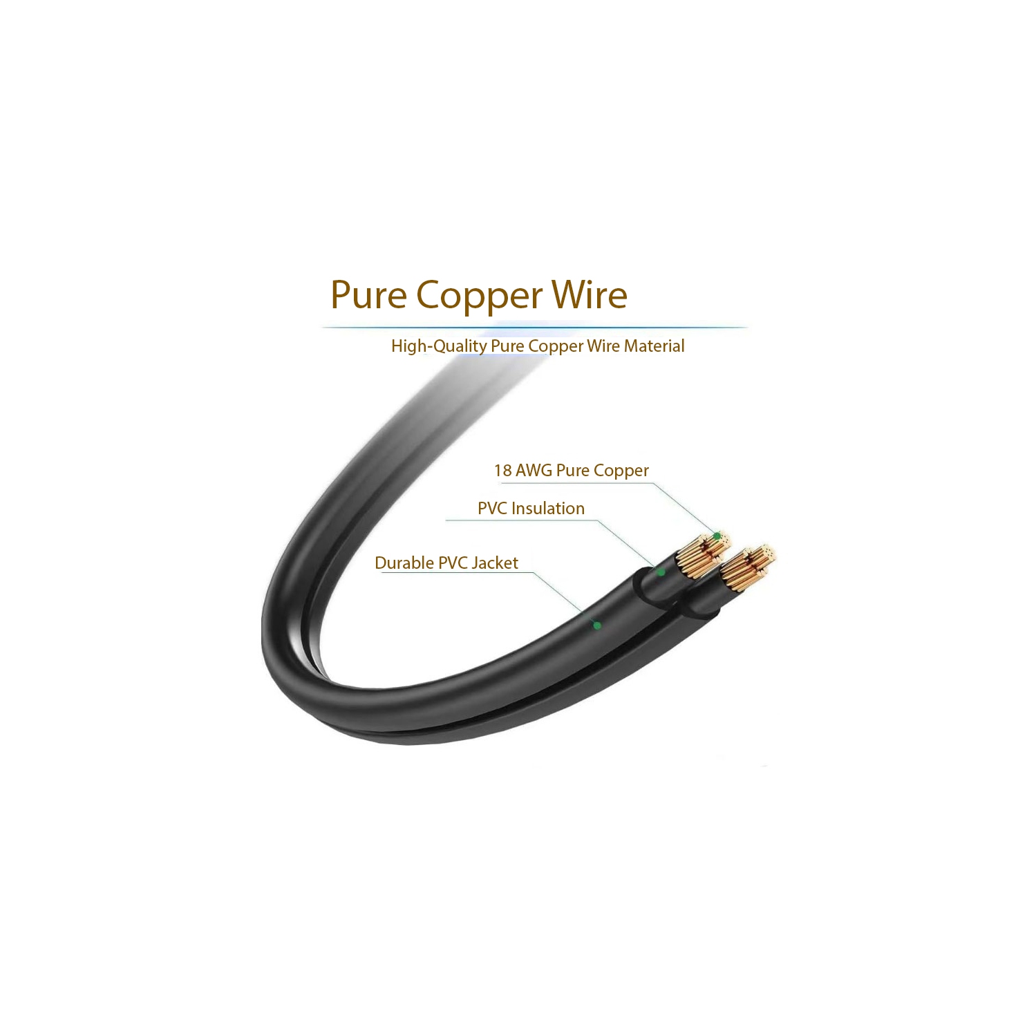 Samsung 5 Feet Figure-8 AC Power Cord Cable – 90° Angled, UL & CSA Certified Cable Compatible with LG, Sony, TCL, Insignia, Sharp, Hisense TVs (Set