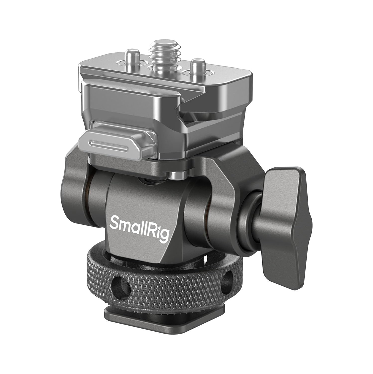 Support de moniteur à dégagement rapide HawkLock H21 de SmallRig avec porte-accessoires, support pivotant et inclinable pour moniteur avec 1/4" - 20