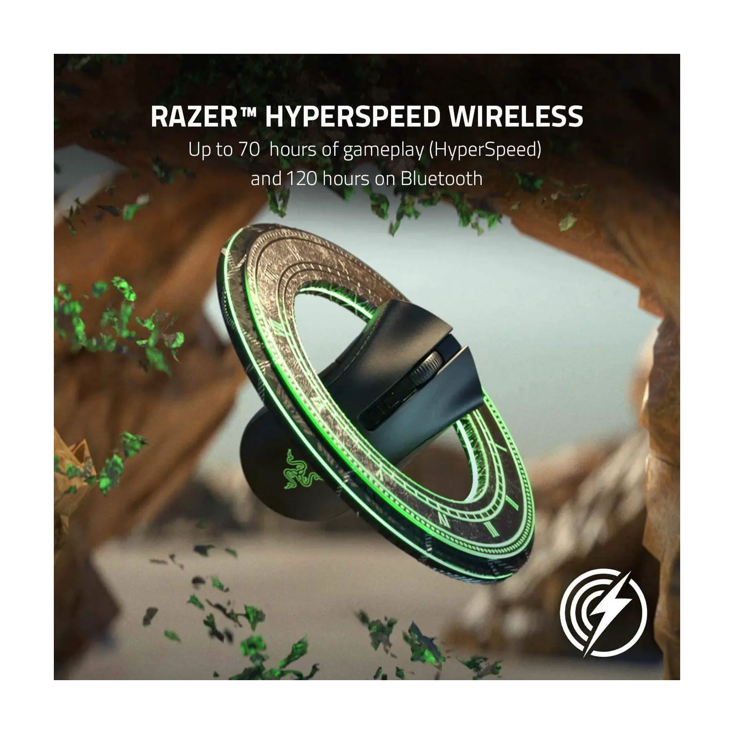 Razer DeathAdder V2 Pro Wireless Optical Gaming Mouse Best-in-Class Ergonomics- Classic Black- Open Box