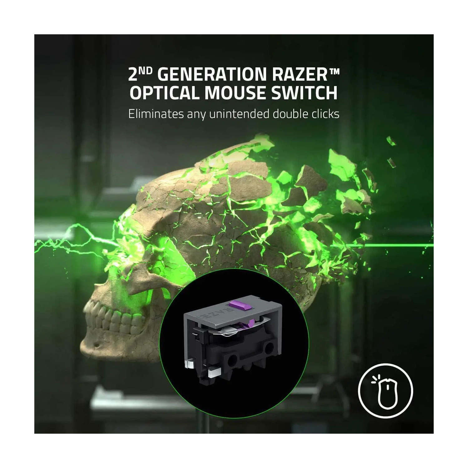 Razer DeathAdder V2 Pro Wireless Optical Gaming Mouse Best-in-Class Ergonomics- Classic Black- Open Box