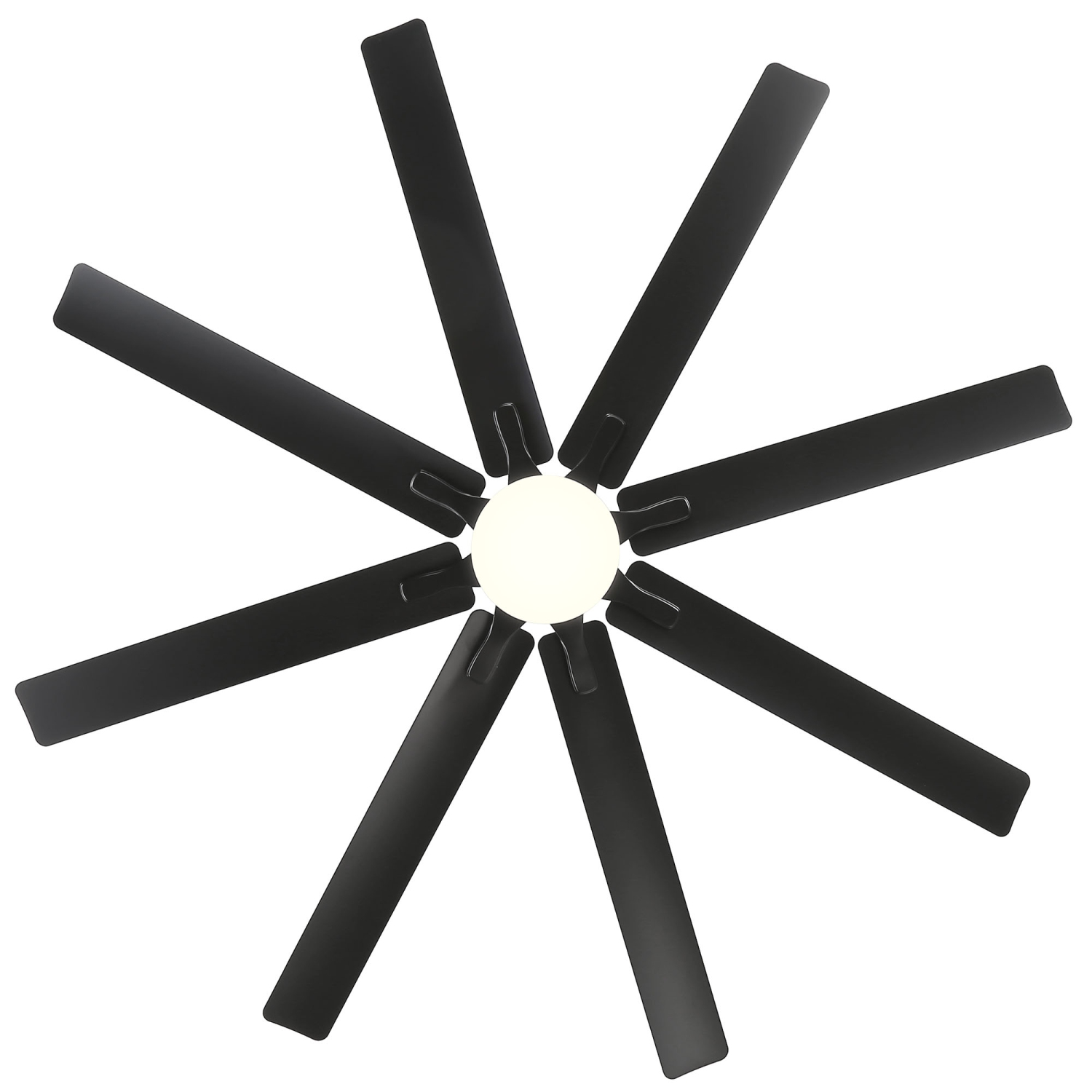 Très grand ventilateur de plafond intelligent de 66&nbsp;po et APPLICATION D'éclairage Télécommande à 8 pales Ventilateur de plafond moderne à 8 bras