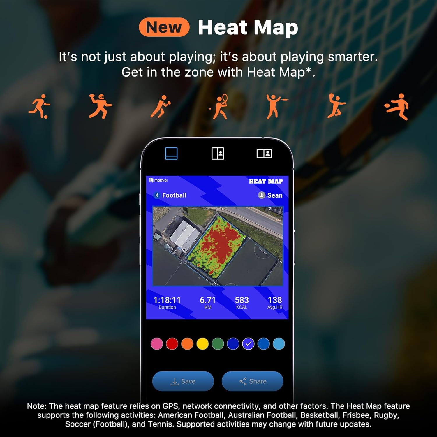 TicWatch Atlas Smartwatch for Men Android Wear OS Smart Watch Outdoor 90 Hrs Battery 110+ Workout Modes Heat Map Fall Detection Health Fitness
