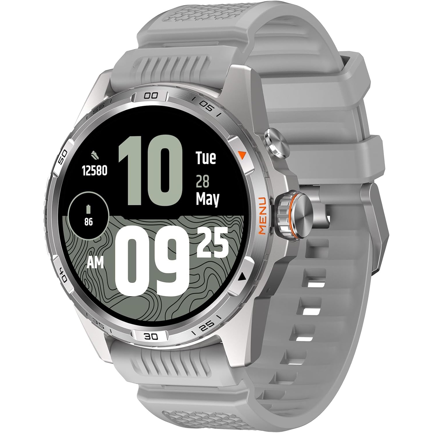 TicWatch Atlas Smartwatch for Men Android Wear OS Smart Watch Outdoor 90 Hrs Battery 110+ Workout Modes Heat Map Health Fitness Tracker 5ATM GPS -