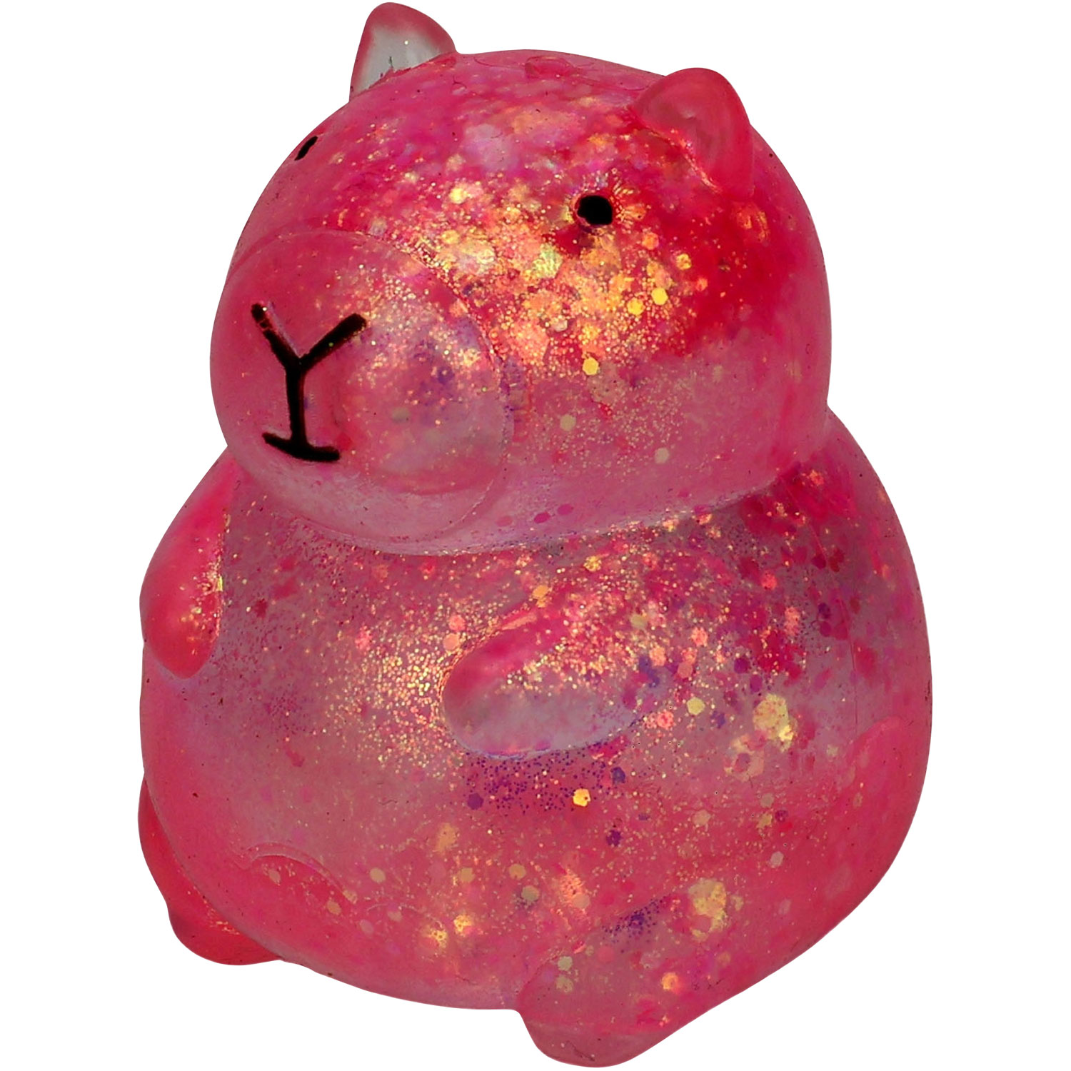 Capybara Glitter Squeeze Ball - 1 Assorted