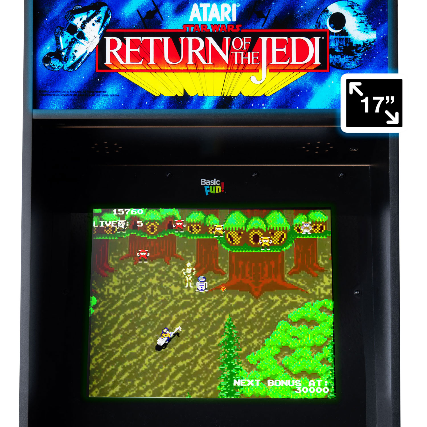 Borne d'arcade Atari Star Wars Ultra Series Classics de Basic Fun