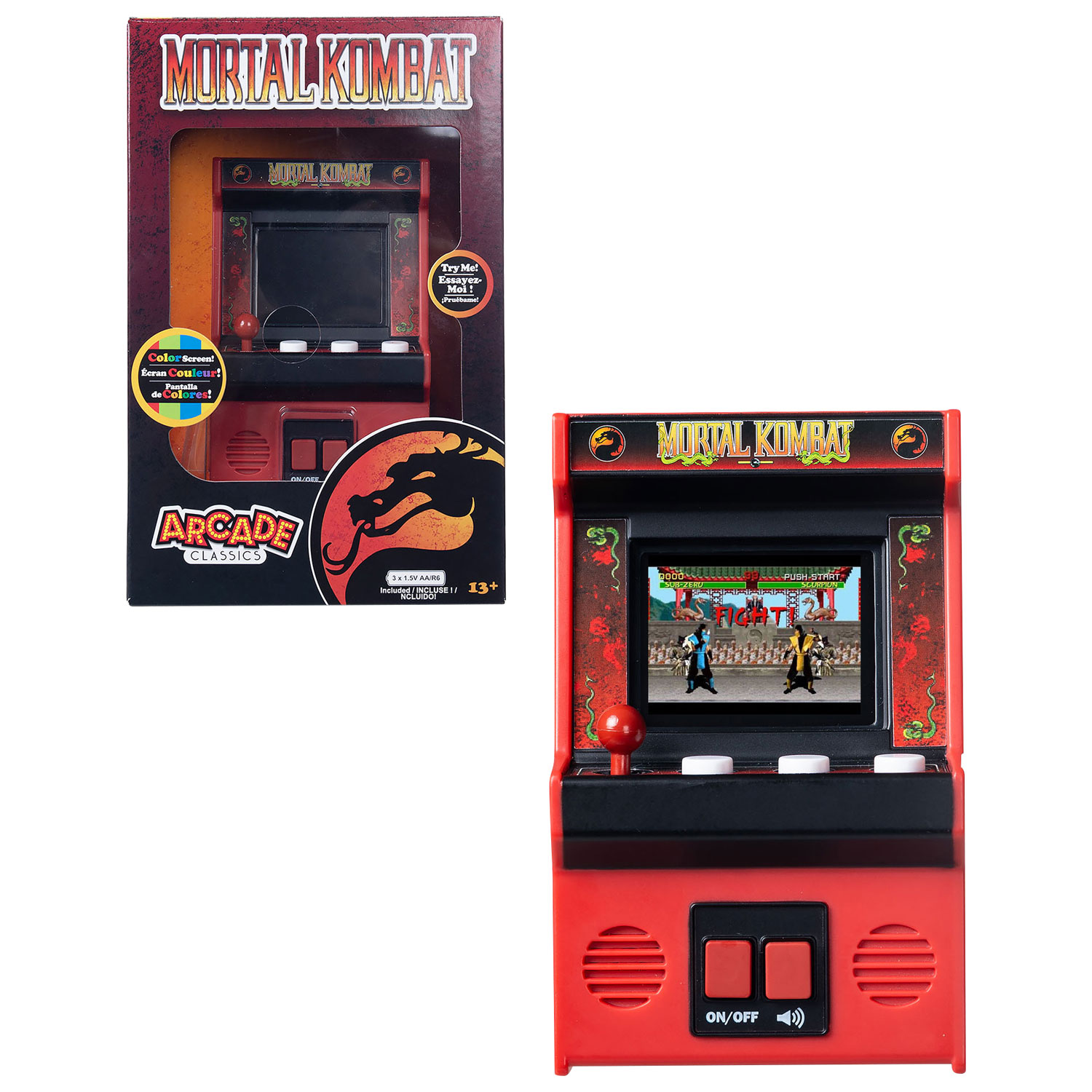 Borne d'arcade Mortal Kombat Mini Classics de Basic Fun