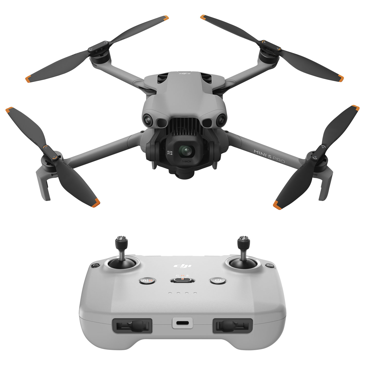 Quadricoptère Mini 5 Pro de DJI avec télécommande - Gris
