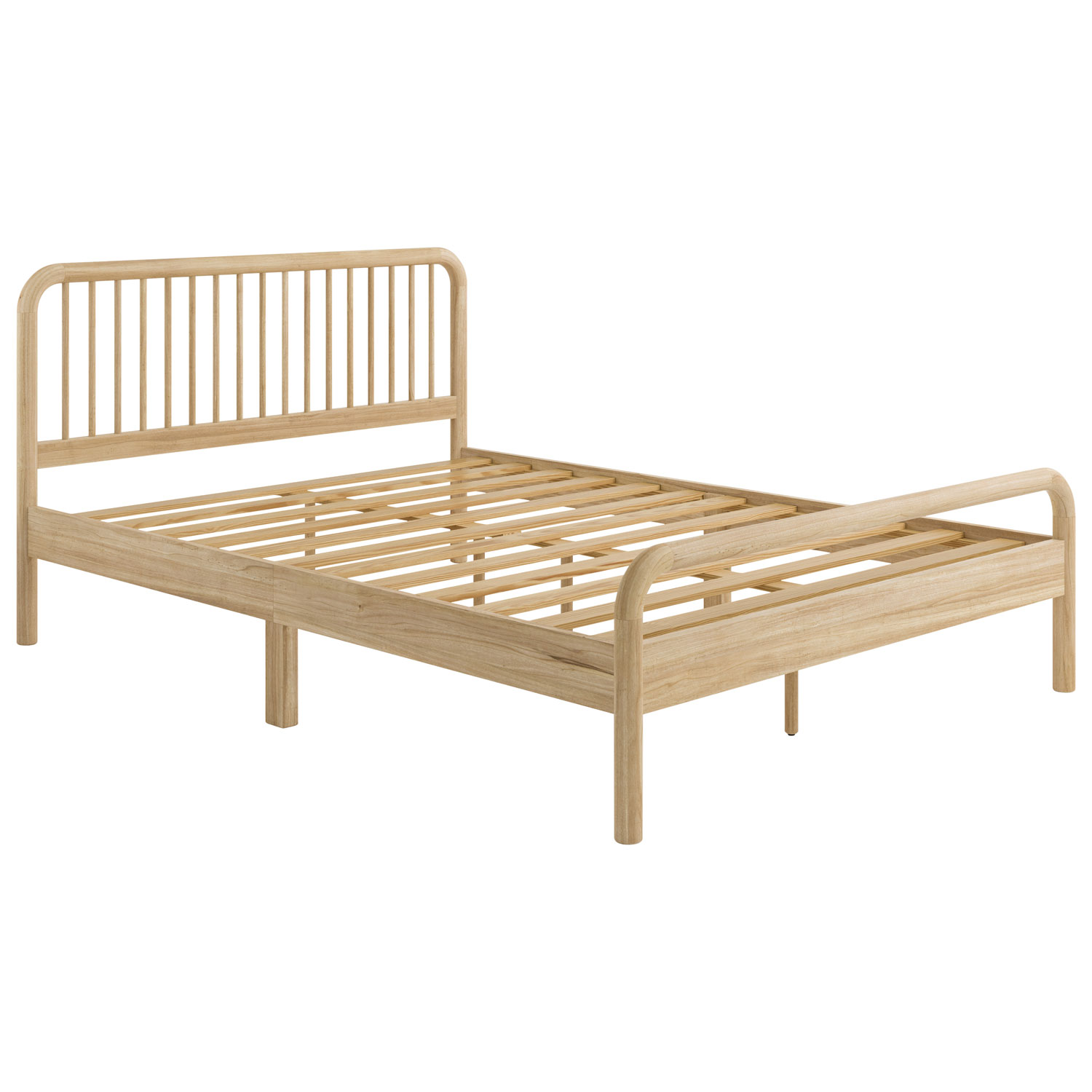 Lit pour jeune Porto de Storkcraft - Lit double - Naturel