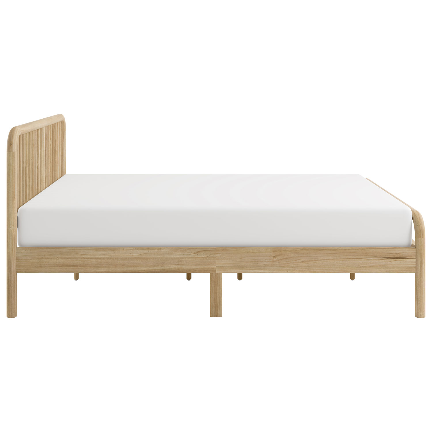 Lit pour jeune Porto de Storkcraft - Lit double - Naturel