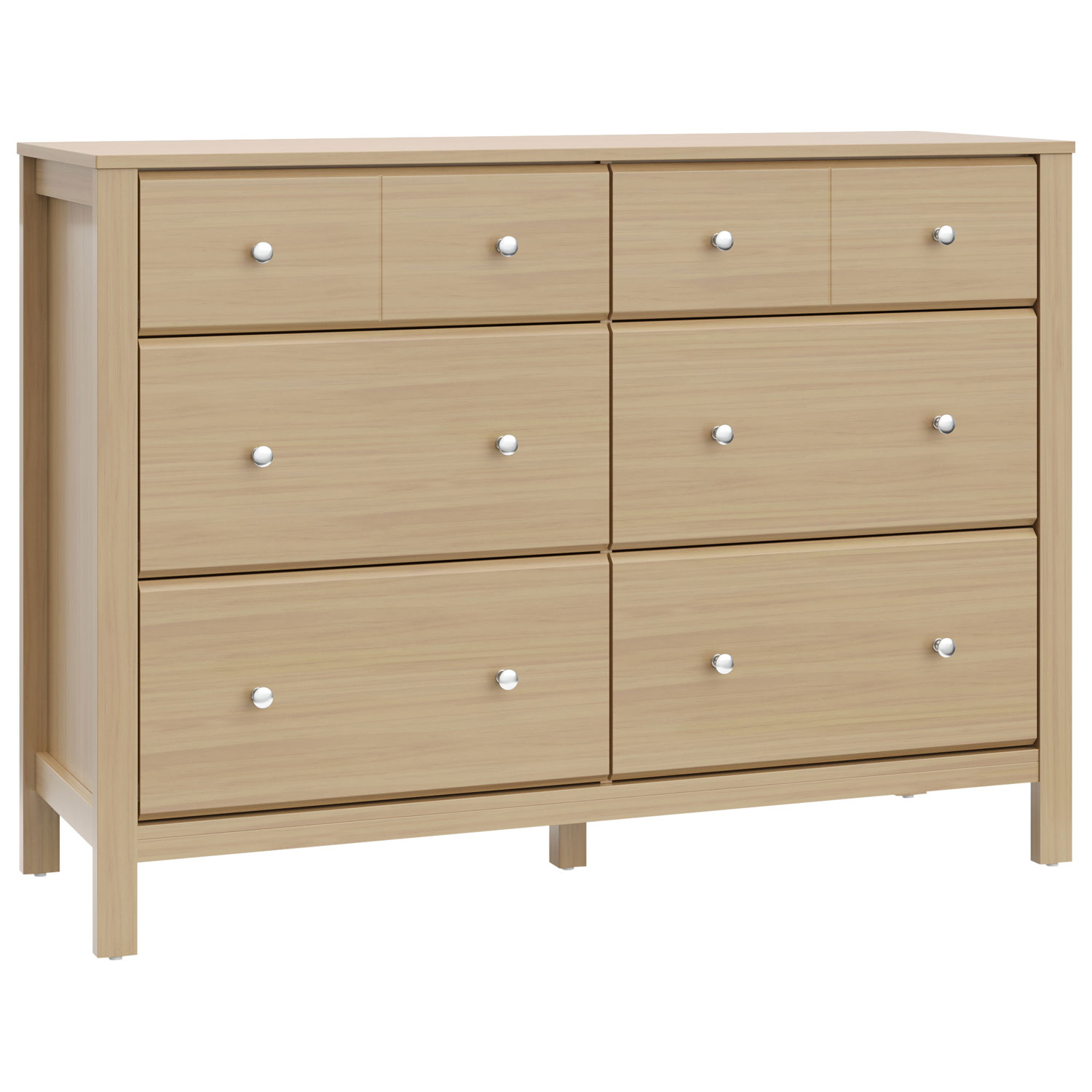 Commode à 6 tiroirs Horizon de Storkcraft - Bois flotté