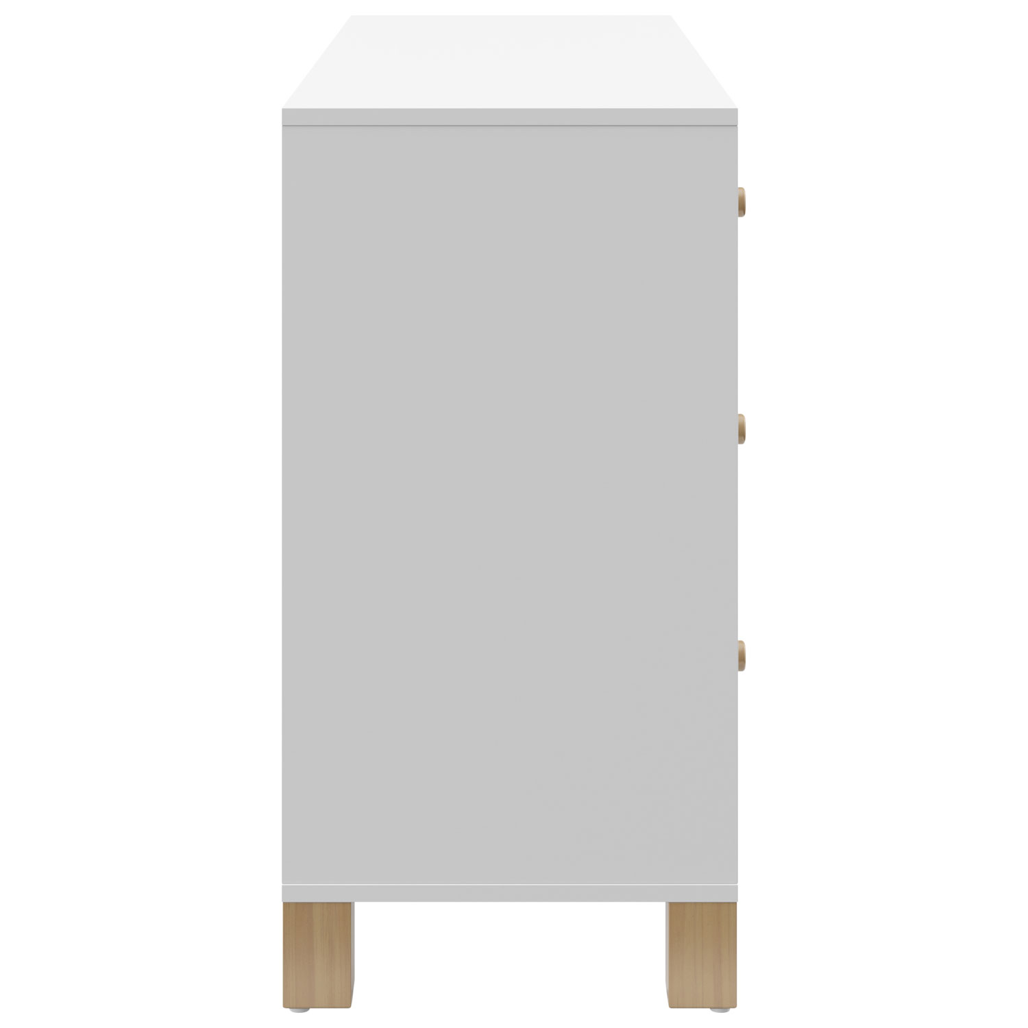 Commode à 6 tiroirs pour enfants California de Storkcraft - Blanc avec bois flotté