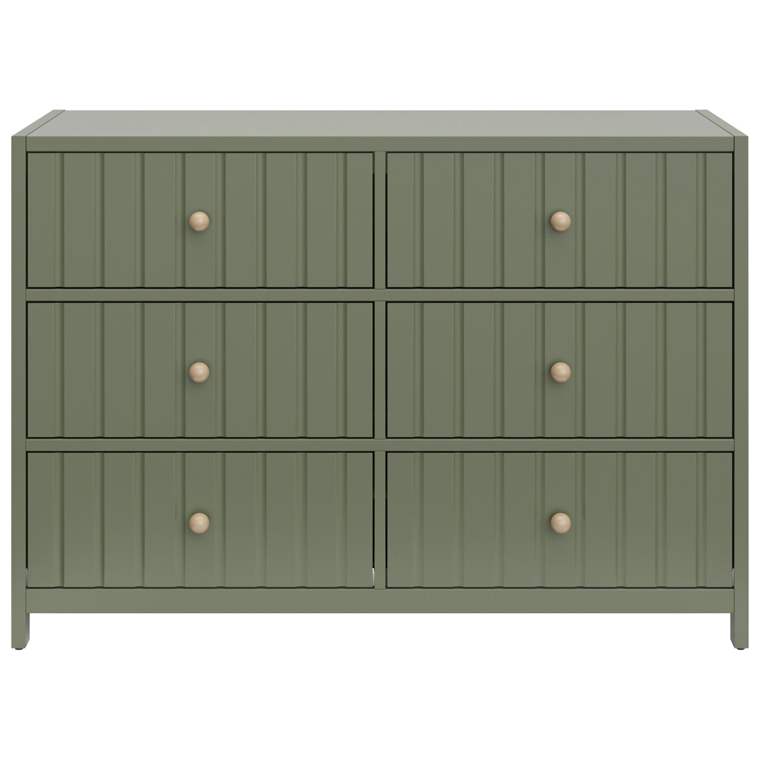 Commode à 6 tiroirs pour enfants Teddi de Graco - Olive