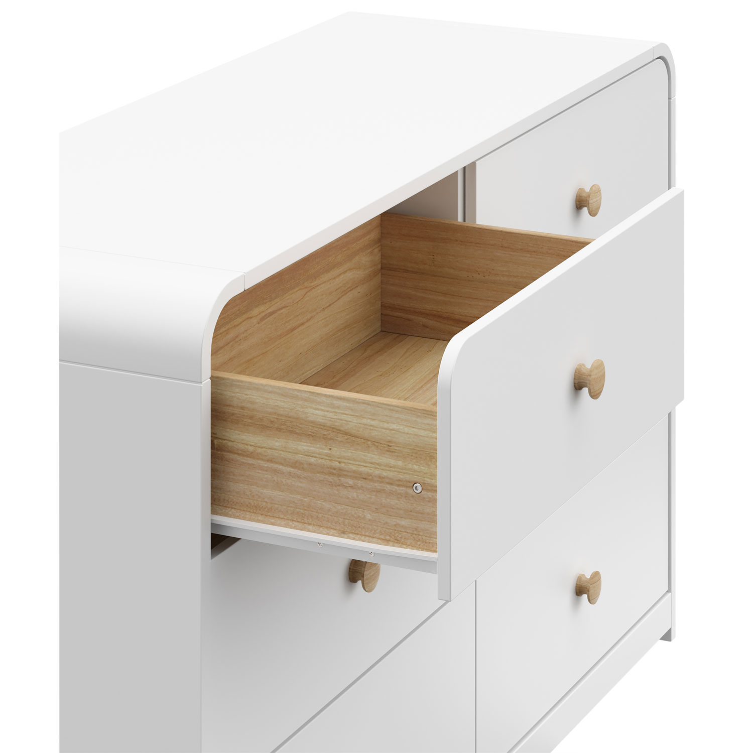 Commode à 6 tiroirs pour enfants Santos de Storkcraft - Blanc