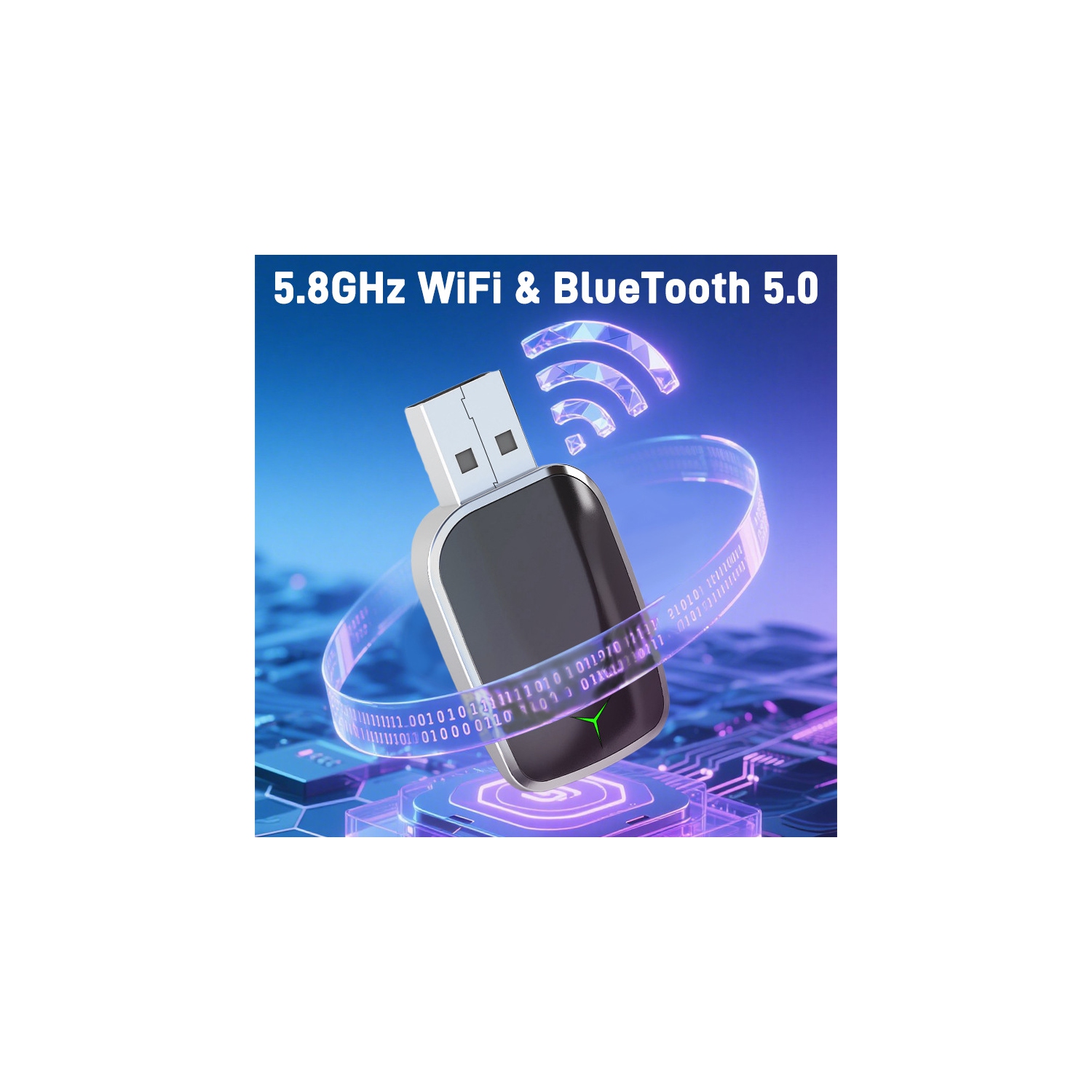 Wireless CarPlay Converter - Wired to wireless CarPlay box, automatic connection, support original car control, plug and play, 5.8GHz WiFi and