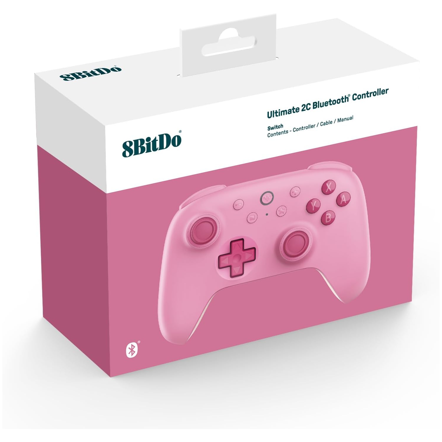 8BitDo Ultimate 2C Bluetooth Controller for Switch/Switch 2, Wireless Controller with 6-Axis Motion Control, Rumble Vibration, Refined D-Pad and