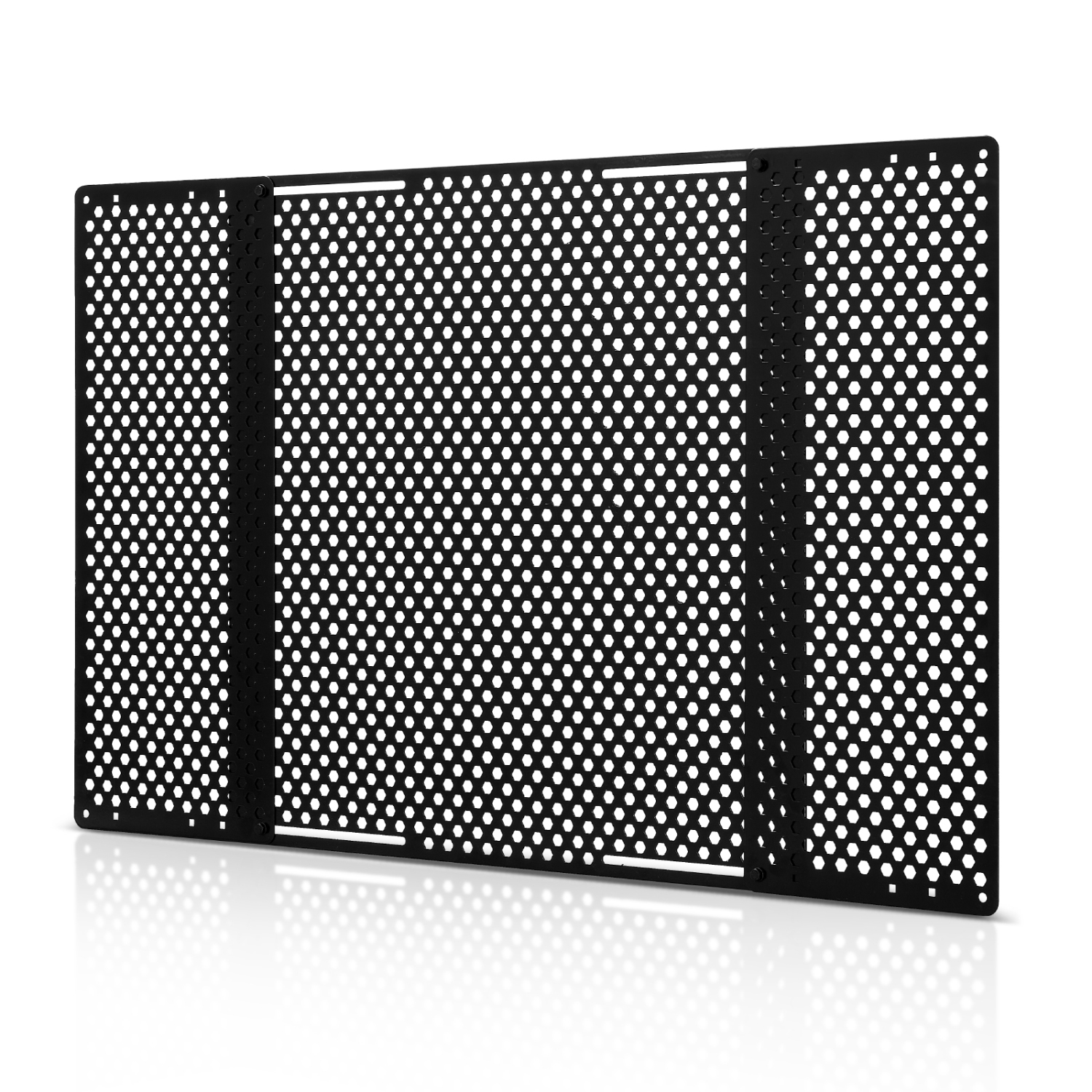 VEVOR 22 to 31.5inch RV Screen Door Protector,Adjustable Door Grille,Easy to Install, Reinforced Breathable Honeycomb Holes,Iron Camper RV Entry