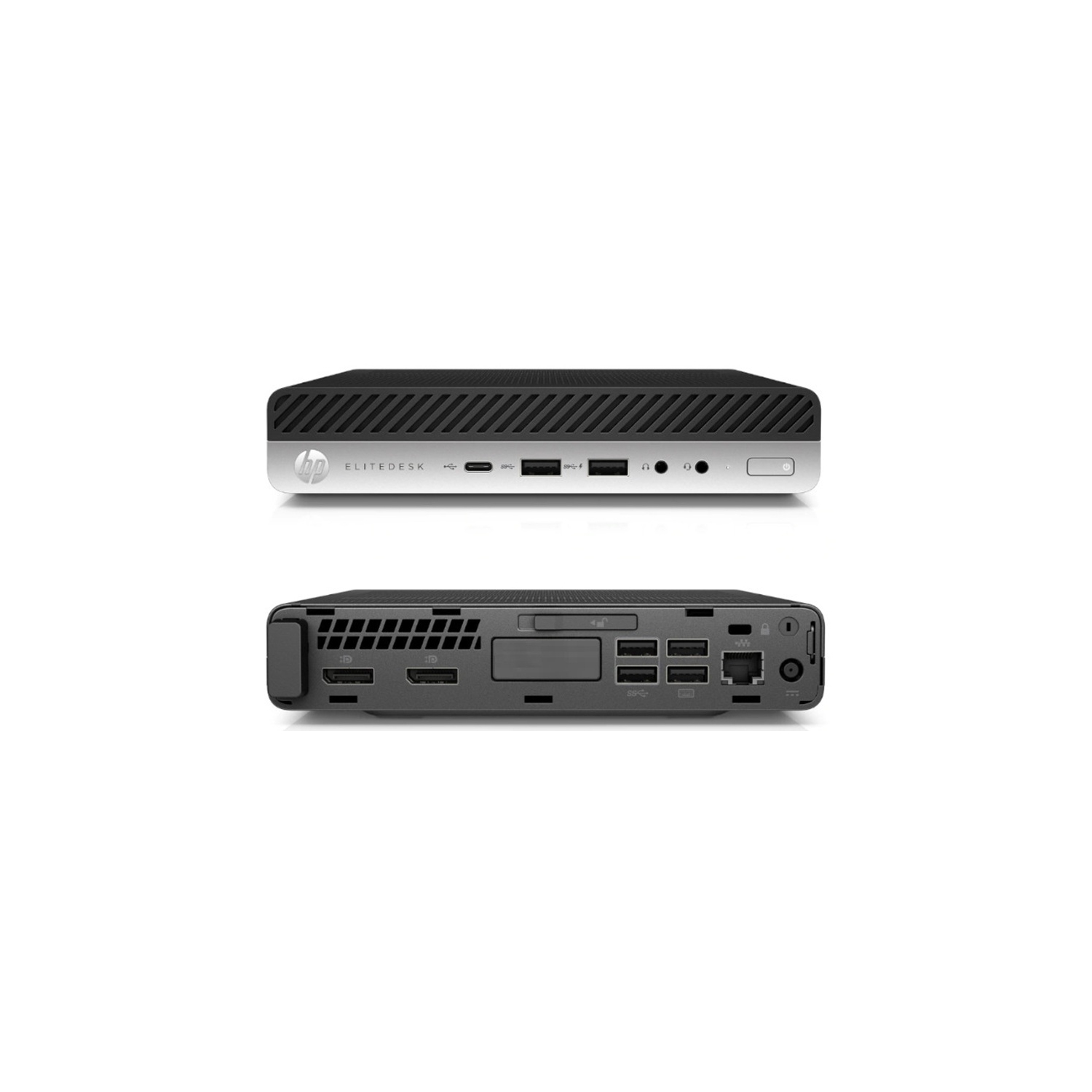 EliteDesk 800 G4 Mini de HP/i5-8500T 2,1&nbsp;GHz/RAM 32&nbsp;Go/NVMe SSD d'256&nbsp;Go/Windows 11 Pro/Wi-Fi - Mini ordinateur de bureau
