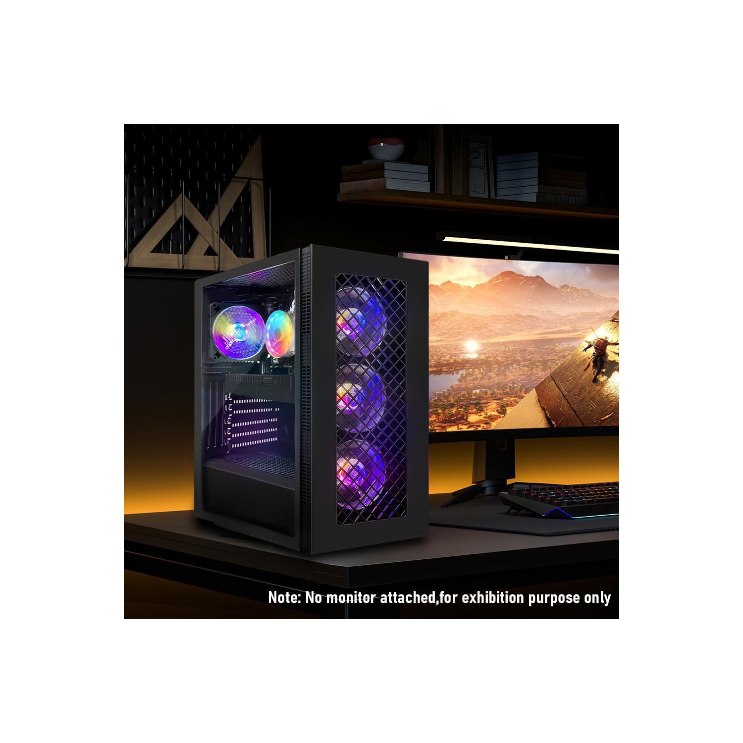 Ordinateur de jeu STGAubron, Core i7 8ᵉ gén d'Intel jusqu'à 4,1 GHz, GeForce GTX 1660 Super 6G, DDR4 16 Go, SSD d'512 Go, WIN11H