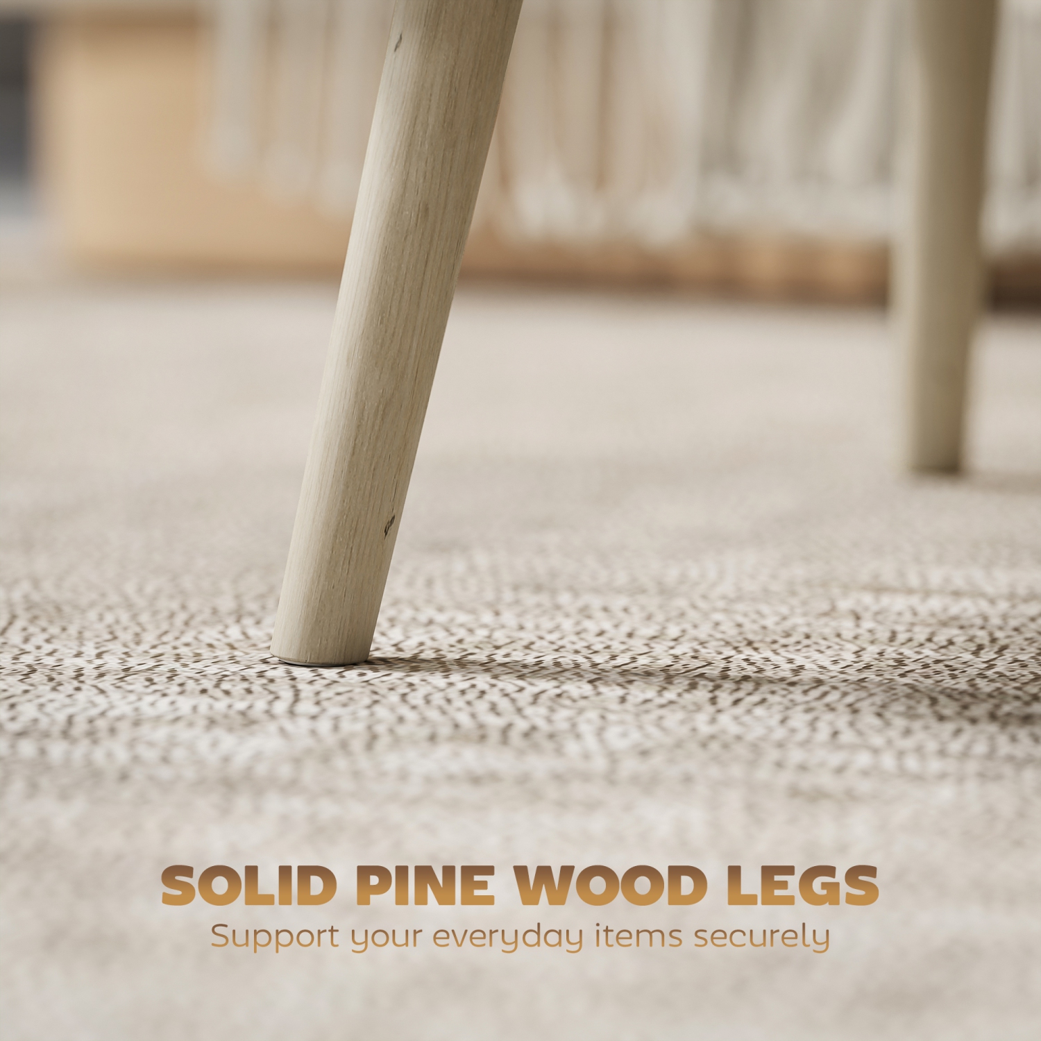 HOMCOM – Table basse à dessus relevable avec rangement, table centrale rectangulaire moderne avec compartiments dissimulés et pattes en pin pour