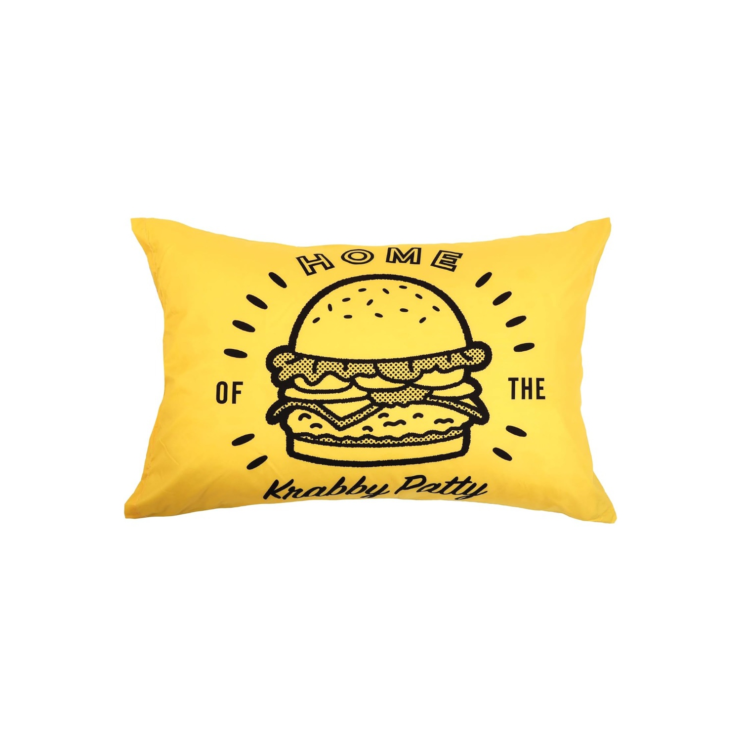 Ensemble de literie pour lit simple SpongeBob Squarepants – Ensemble 4 pièces pour enfants avec couvre-lit, drap-housse, drap plat et taie d'oreiller