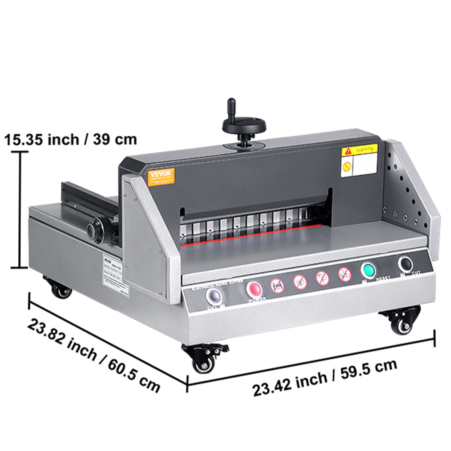 VEVOR 13" /330.2mm Electric Paper Cutter,Cutting Width, 1.57"/40mm Cutting Thickness, Desktop Paper Cutting Machine with Button Control, Electric