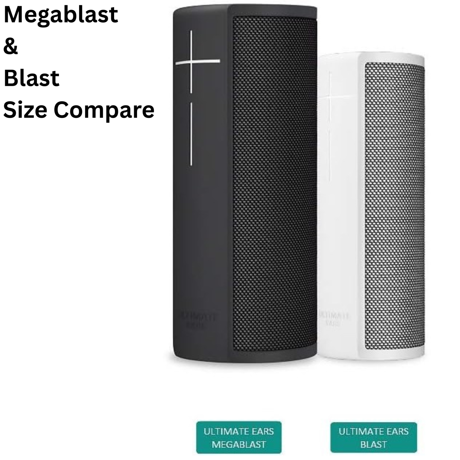 Remis à neuf - Haut-parleur portatif Wi-Fi/Bluetooth MEGABLAST d'Ultimate Ears avec commande vocale mains libres Alexa d'Amazon (étanche) - Blizzard