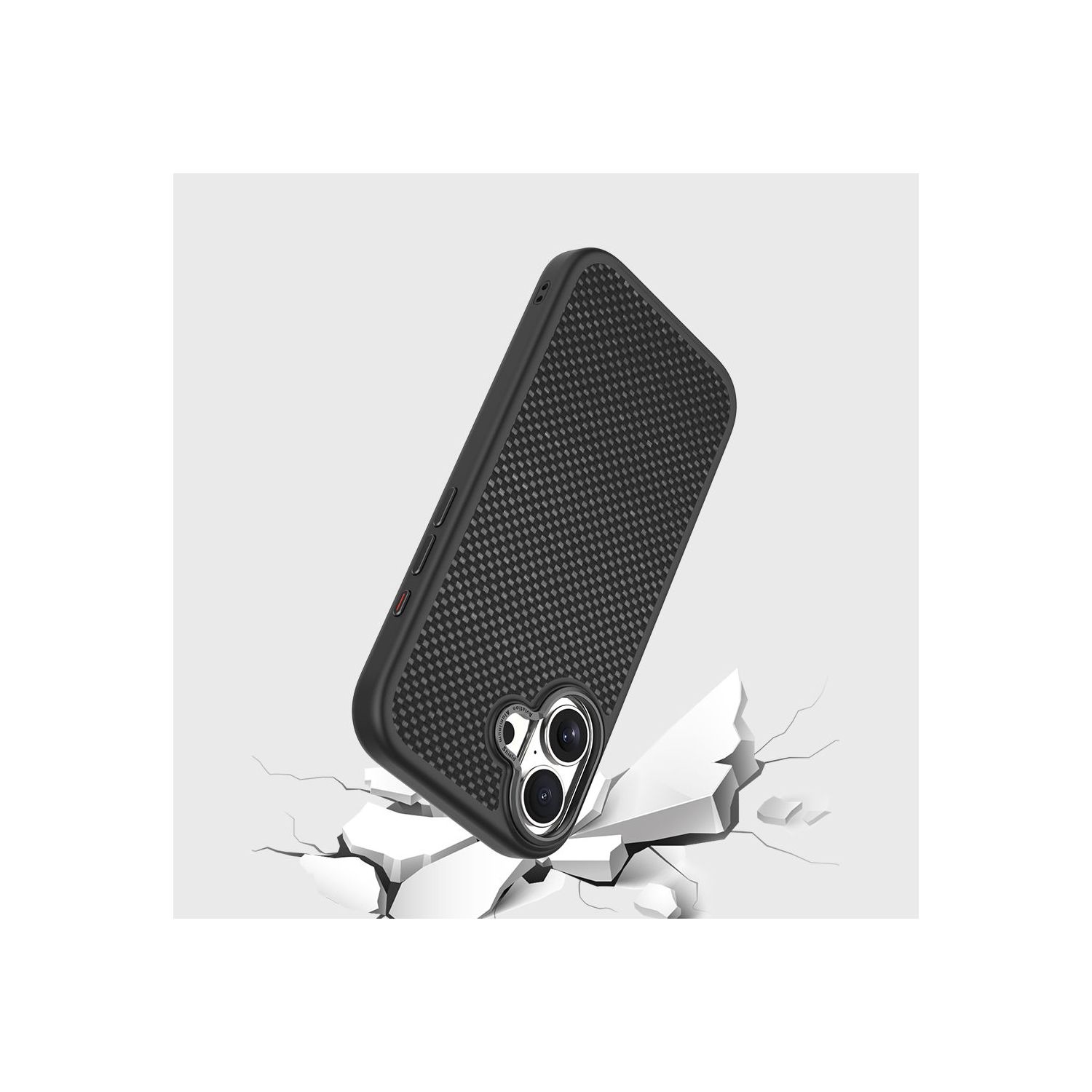 iPhone 17 Aramid Fiber Weave Pattern Case