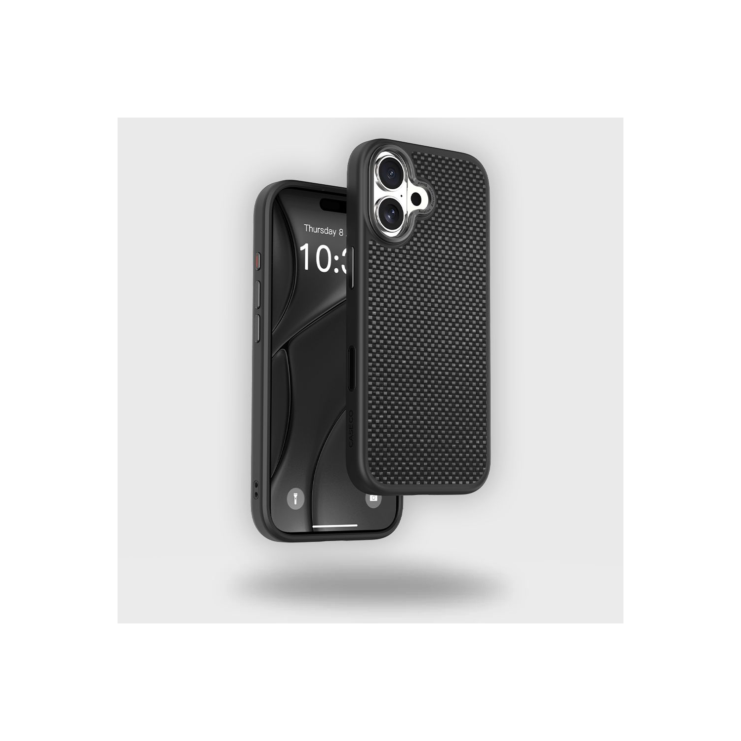 iPhone 17 Aramid Fiber Weave Pattern Case