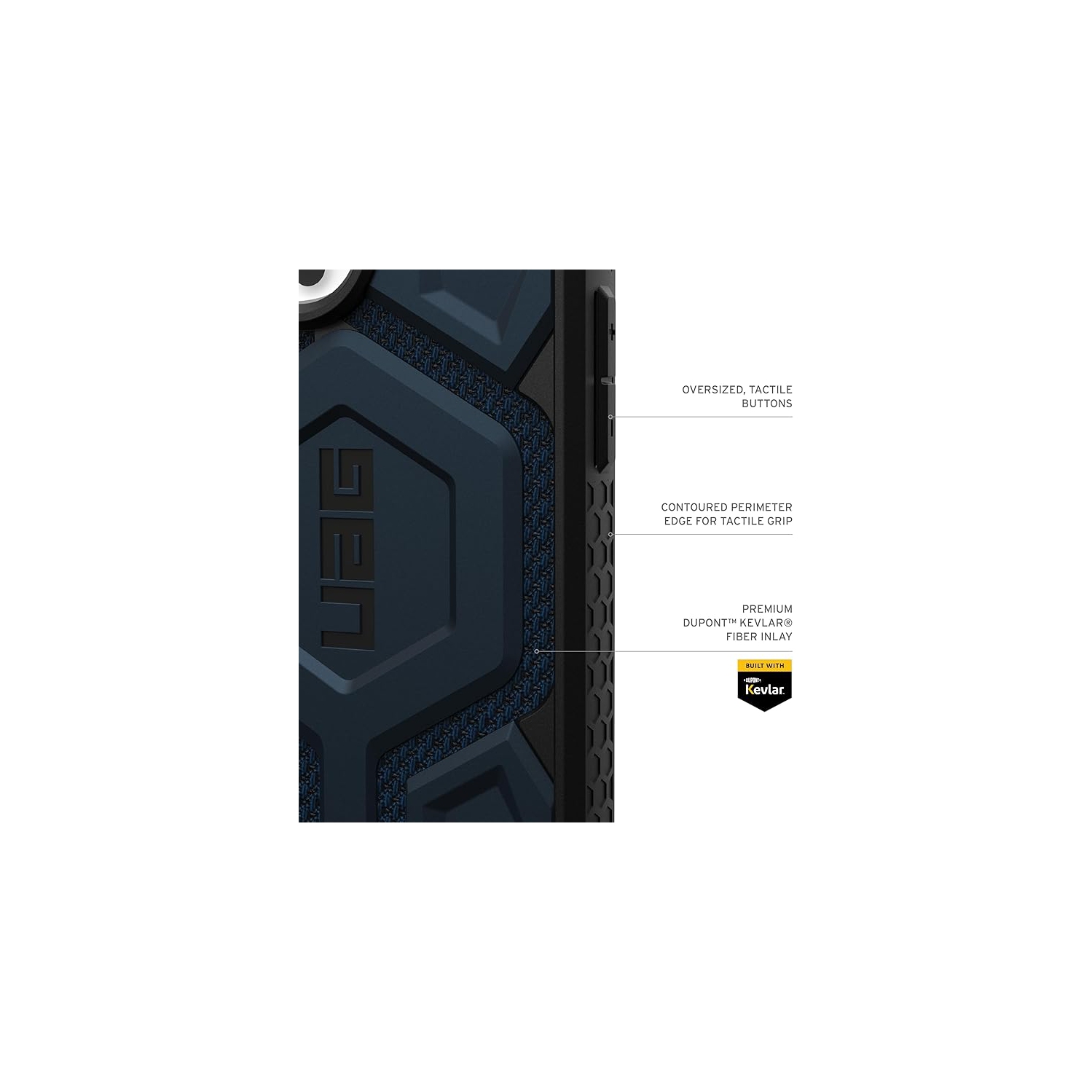 URBAN ARMOR GEAR D'UAG Conçu pour iPhone 16 Pro Max Étui de 6,9&nbsp;po Monarch Pro - Compatible avec le chargement MagSafe Robuste, antichoc,