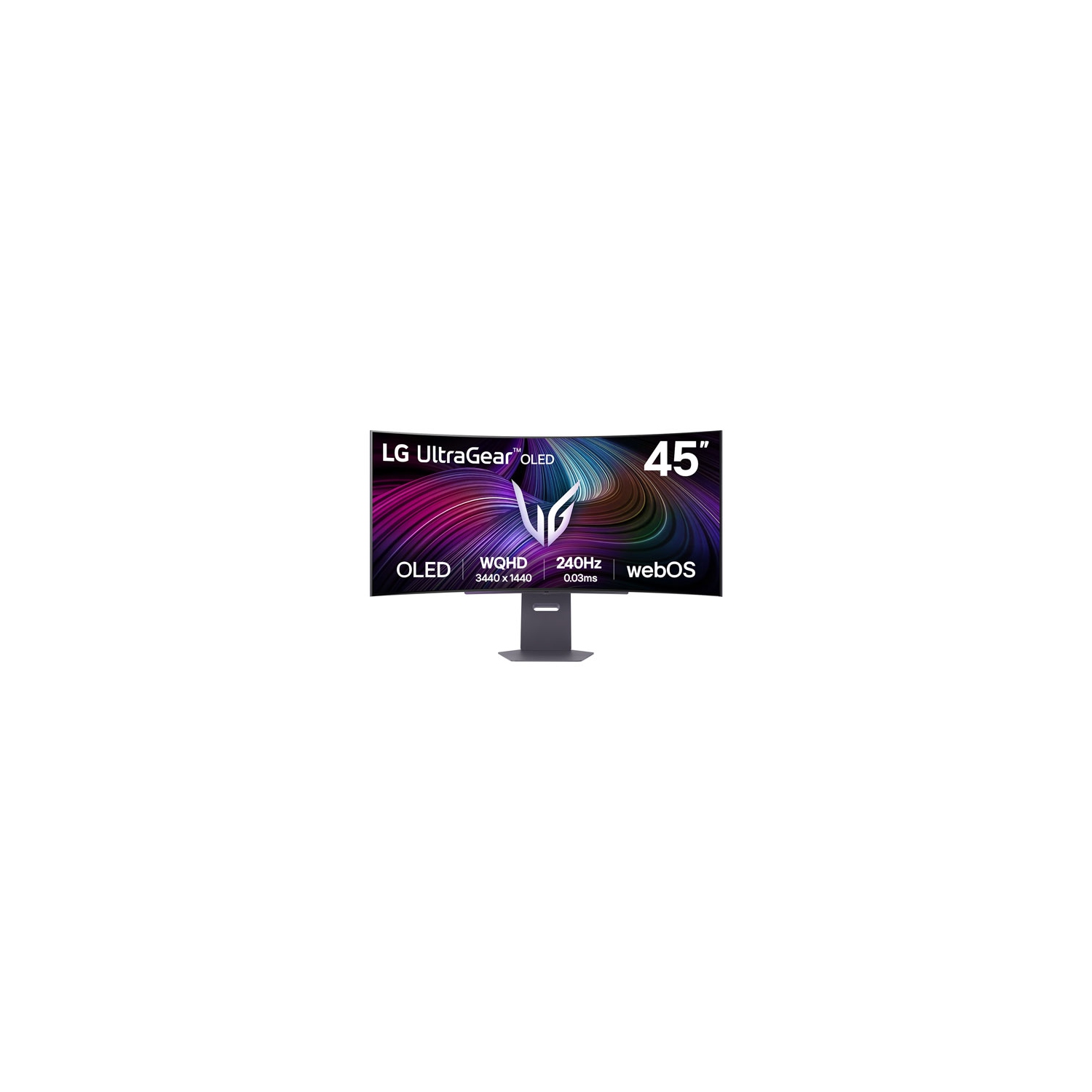 Boîte ouverte - Moniteur de jeu incurvé G-Sync OLED 0,03&nbsp;ms 240&nbsp;Hz WQHD 45&nbsp;po UltraGear de LG - Noir