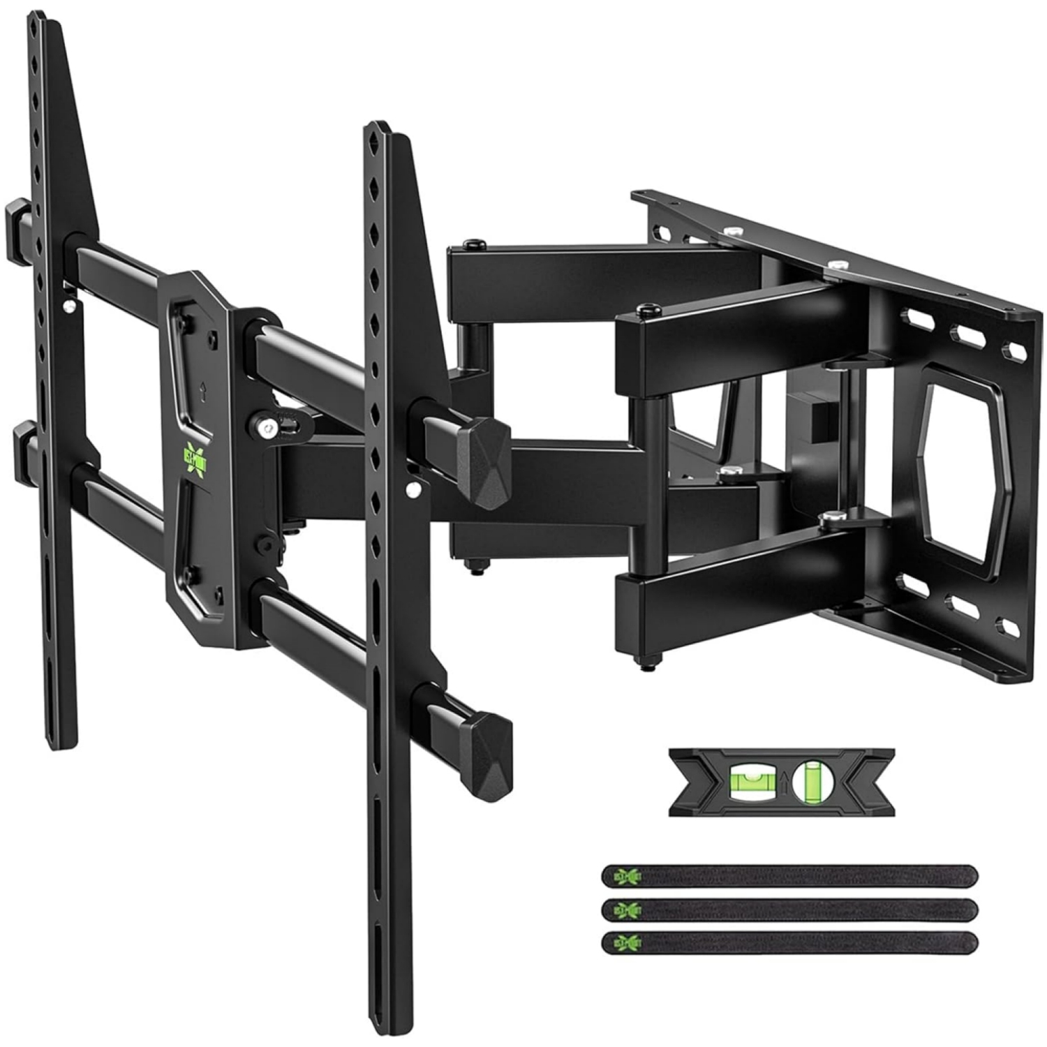 USX MOUNT Full Motion TV Wall Mount for 42"-84" TVs, Swivel and Tilt TV Mount, with Articulating 6 Arms, Max VESA 600x400mm, 120 lbs, 16" Wood Studs
