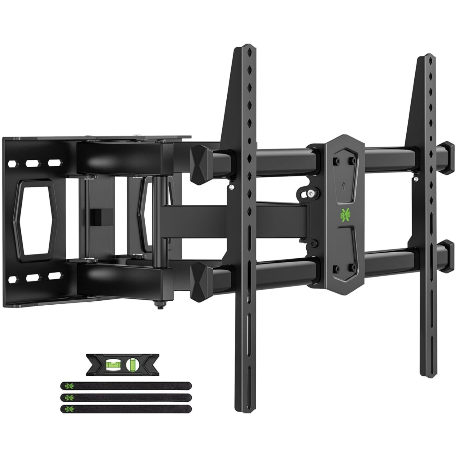 USX MOUNT Full Motion TV Wall Mount for 42"-84" TVs, Swivel and Tilt TV Mount, with Articulating 6 Arms, Max VESA 600x400mm, 120 lbs, 16" Wood Studs