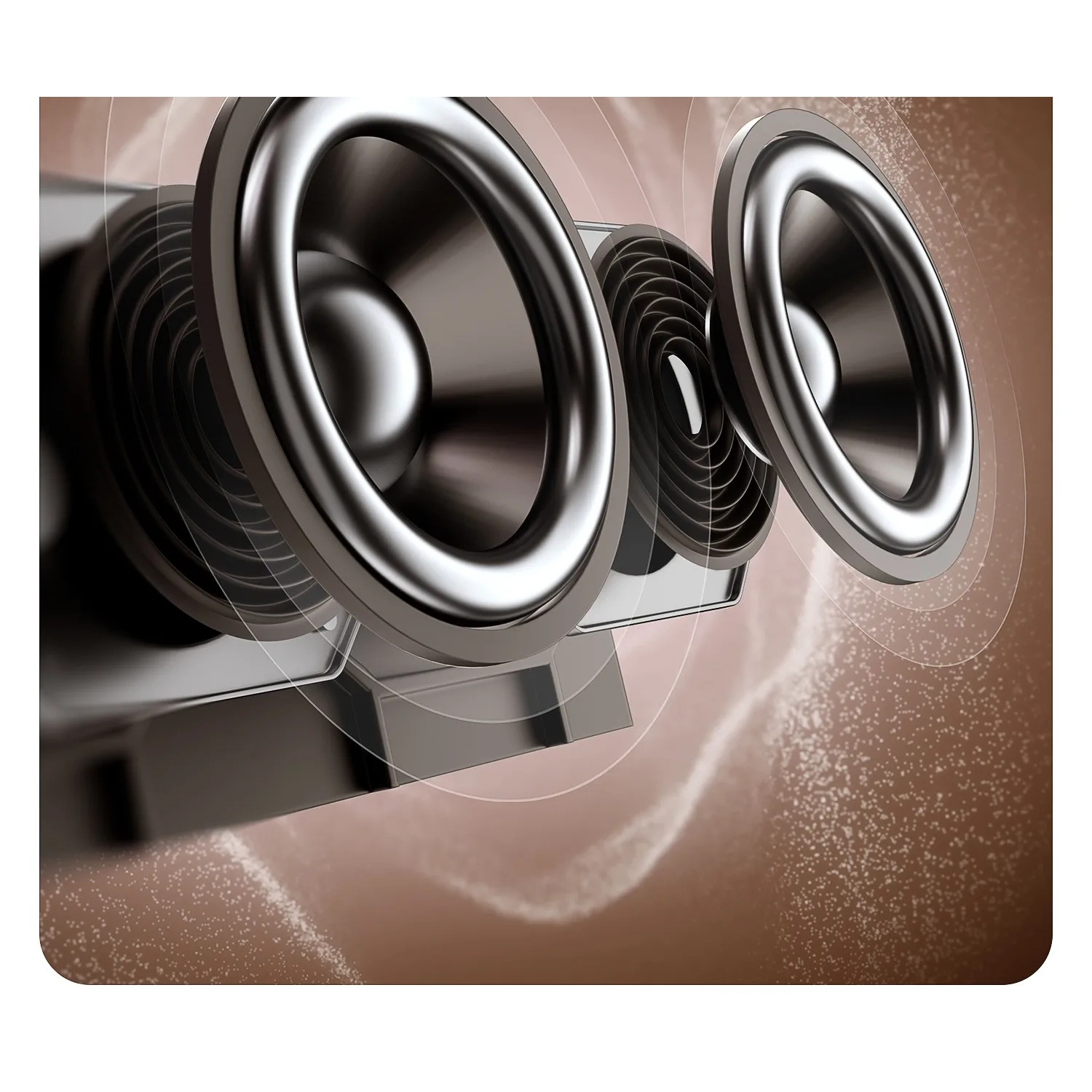 Lecteur CD rétro disque disque disque créatif en cuir rose Haut-parleur Bluetooth pour la lecture des haut-parleurs et de disques d'album - brun