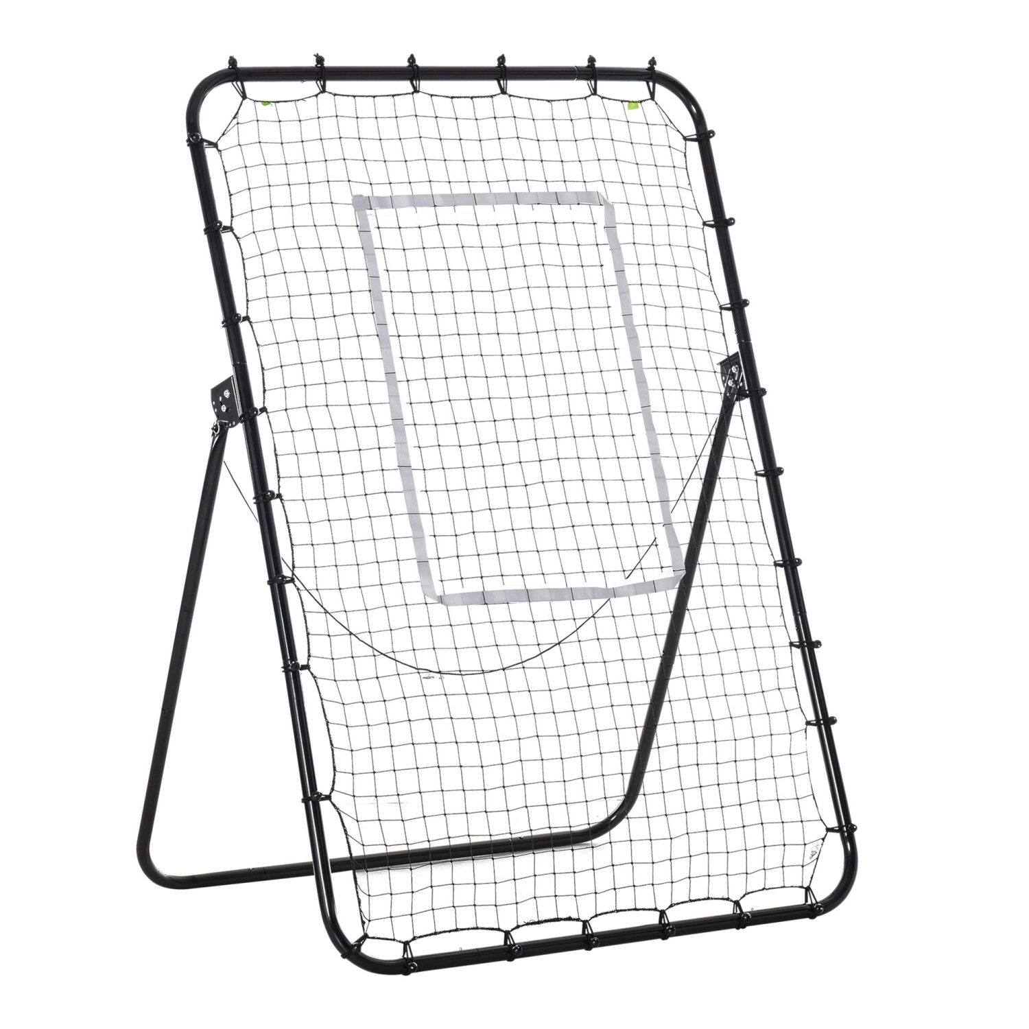 Soozier Volleyball Rebounder Net, Angle Adjustable Soccer Rebounder, Lacrosse Baseball Volleyball Training Equipment Aid for Kickback Target Goal
