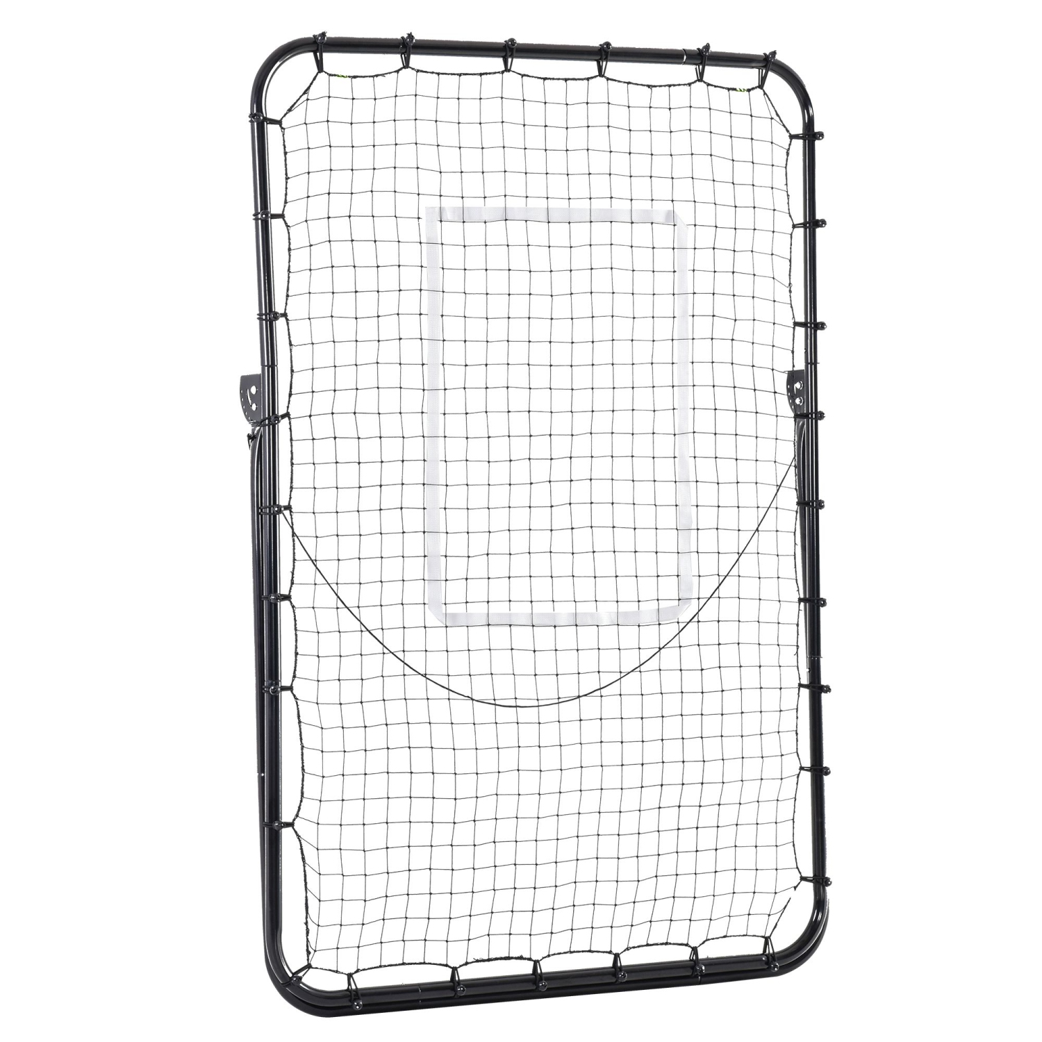 Soozier Volleyball Rebounder Net, Angle Adjustable Soccer Rebounder, Lacrosse Baseball Volleyball Training Equipment Aid for Kickback Target Goal
