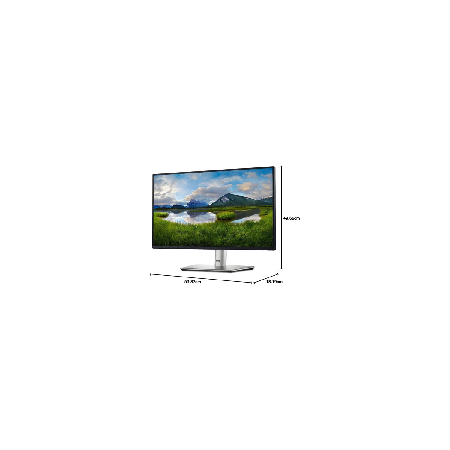 Open Box - Dell P2425H 24" Full HD PC Display, 100Hz, IPS, 5ms, 99% sRGB, USB-C, DisplayPort, HDMI, VGA, 4X USB, Black