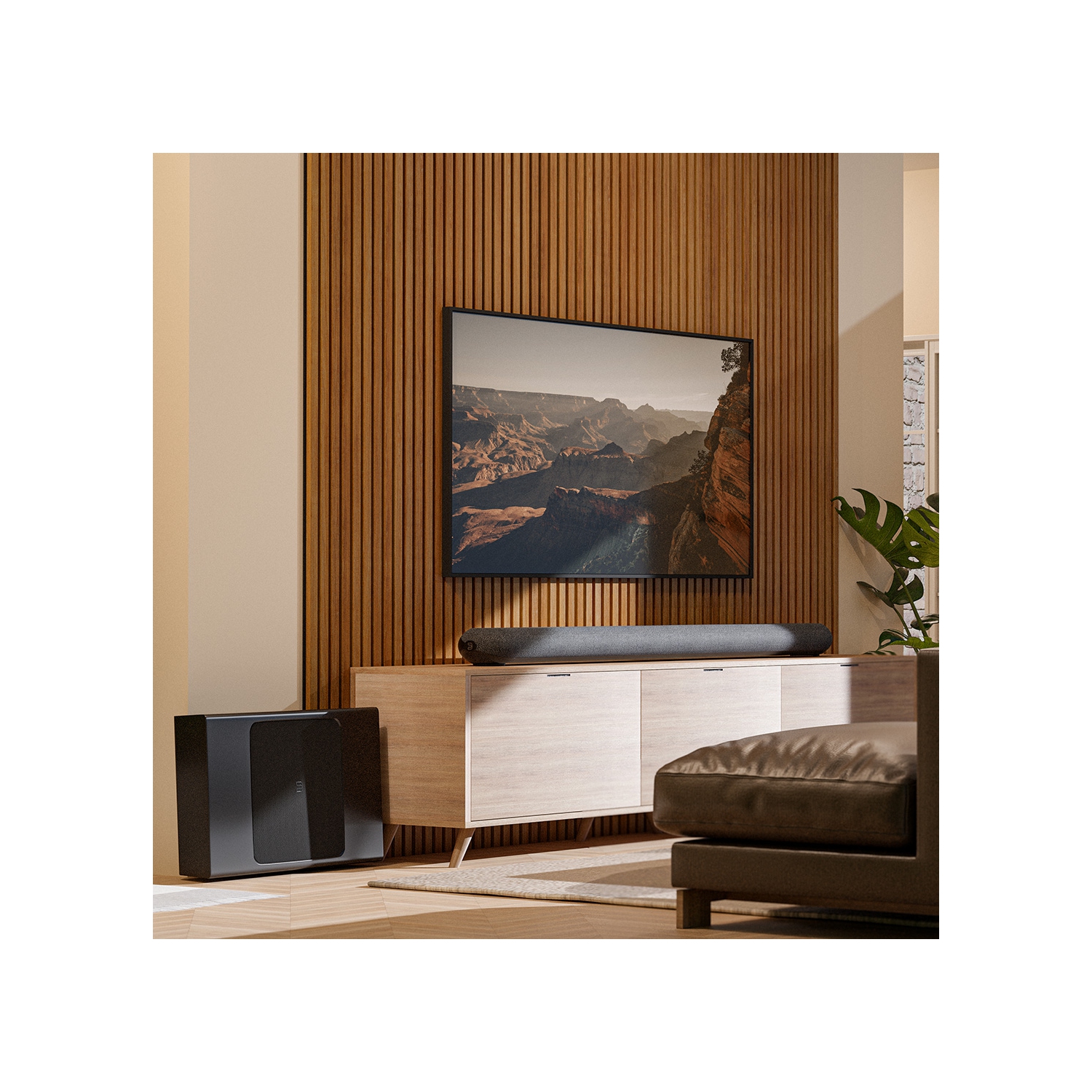 Pulse Cinema de Bluesound - Barre de son sans fil multipièce pour la diffusion en continu