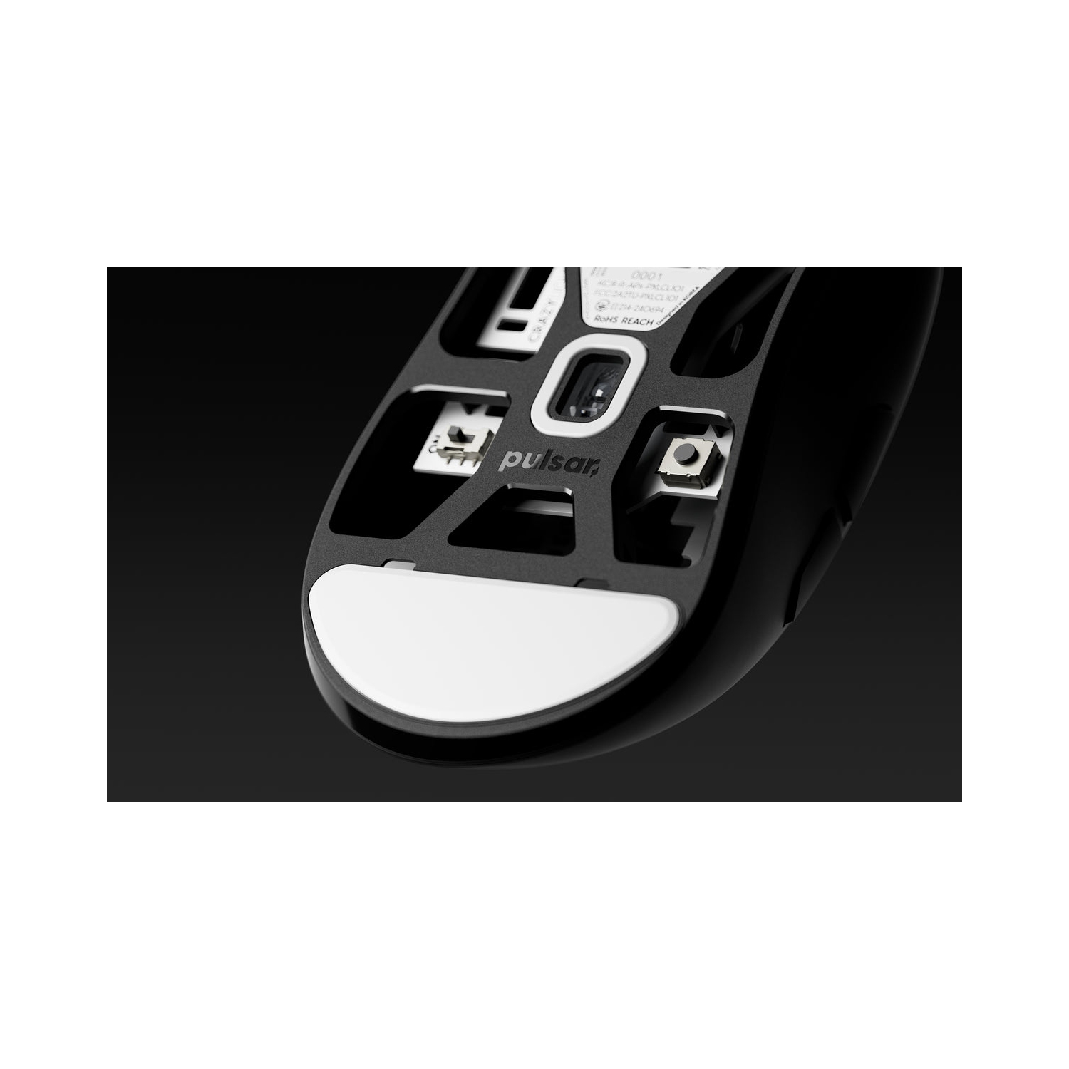 Pulsar Xlite Mini CRAZYLIGHT Wireless Gaming Mouse 41g Ultra-Lightweight, 8K Polling Rate, for FPS & Esports, Includes 8K Dongle, Jet Black