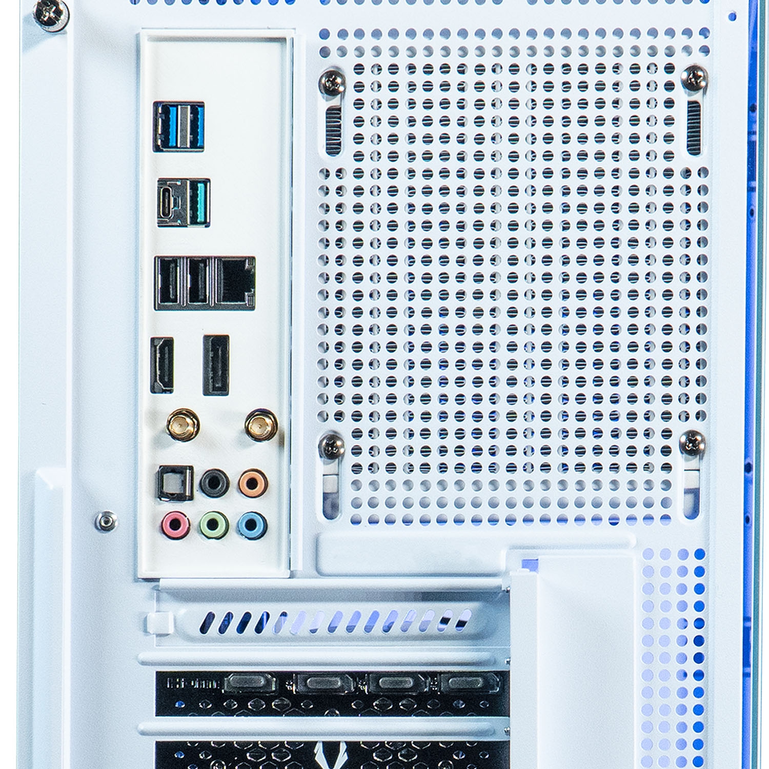 ViprTech Overlord 2.0 Wood Gaming PC - AMD Ryzen 7 5700X, AMD RX 9060 XT 16GB, 32GB DDR4, 2TB SSD, 800W Gold, VR-Ready, Keyboard Mouse, Desktop, White