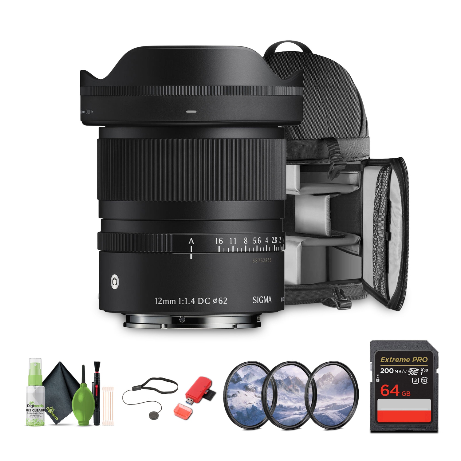 Sigma 12mm f/1.4 DC Contemporary Bundle 1