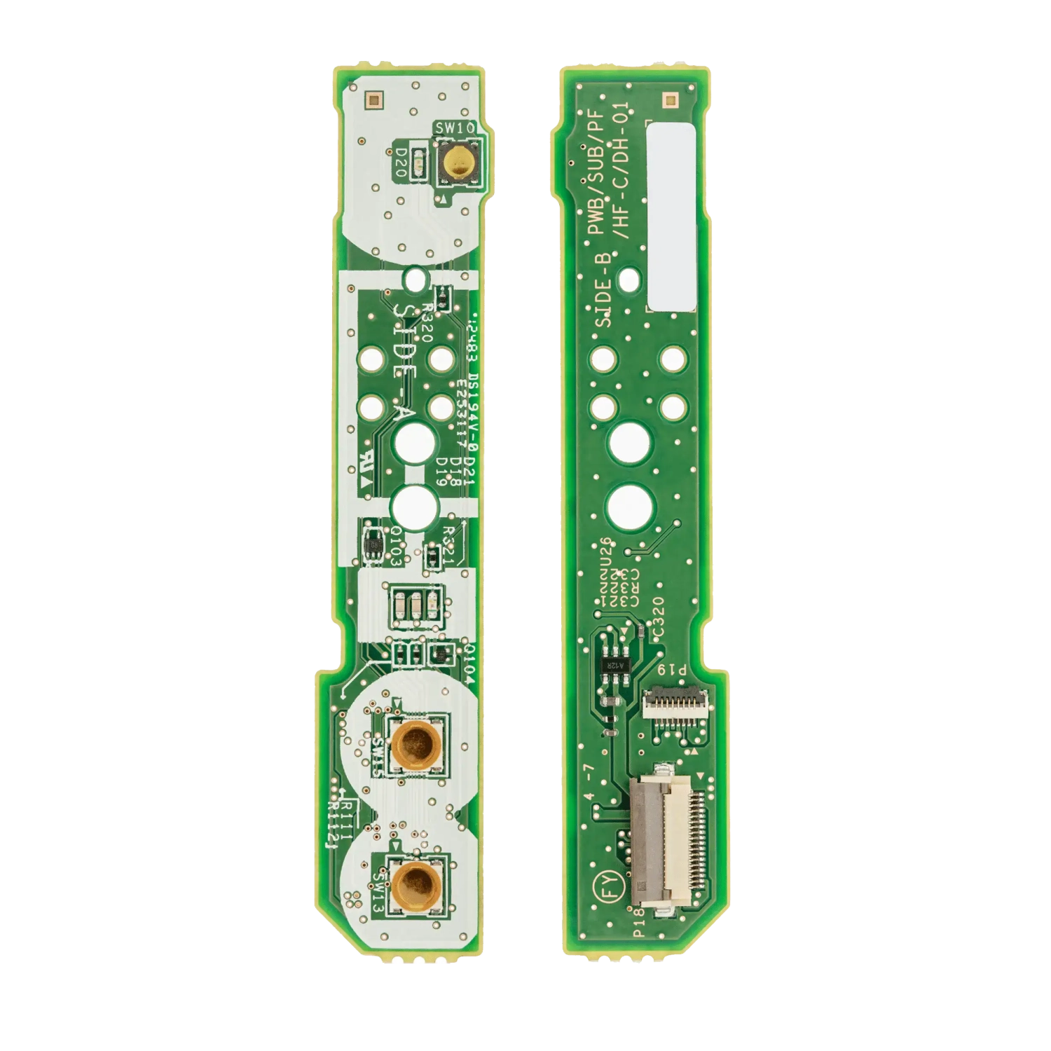 Alimentation/réinitialisation/éjection de la carte Switch compatible avec la console Nintendo Wii U.