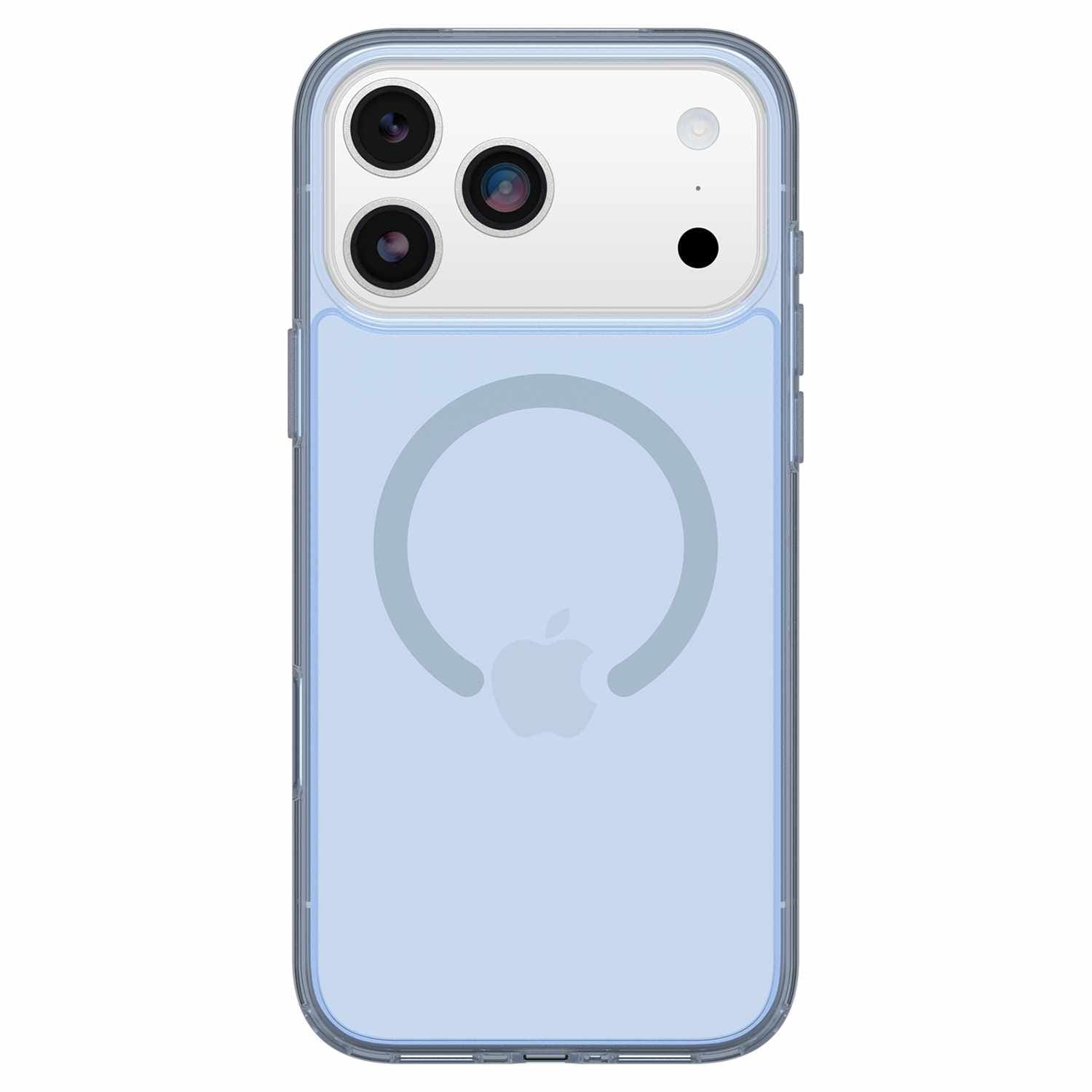 Étui transparent MagSafe Symmetry d'OtterBox avec contrôle de caméra pour iPhone 17 Pro Max - Argenté lustré