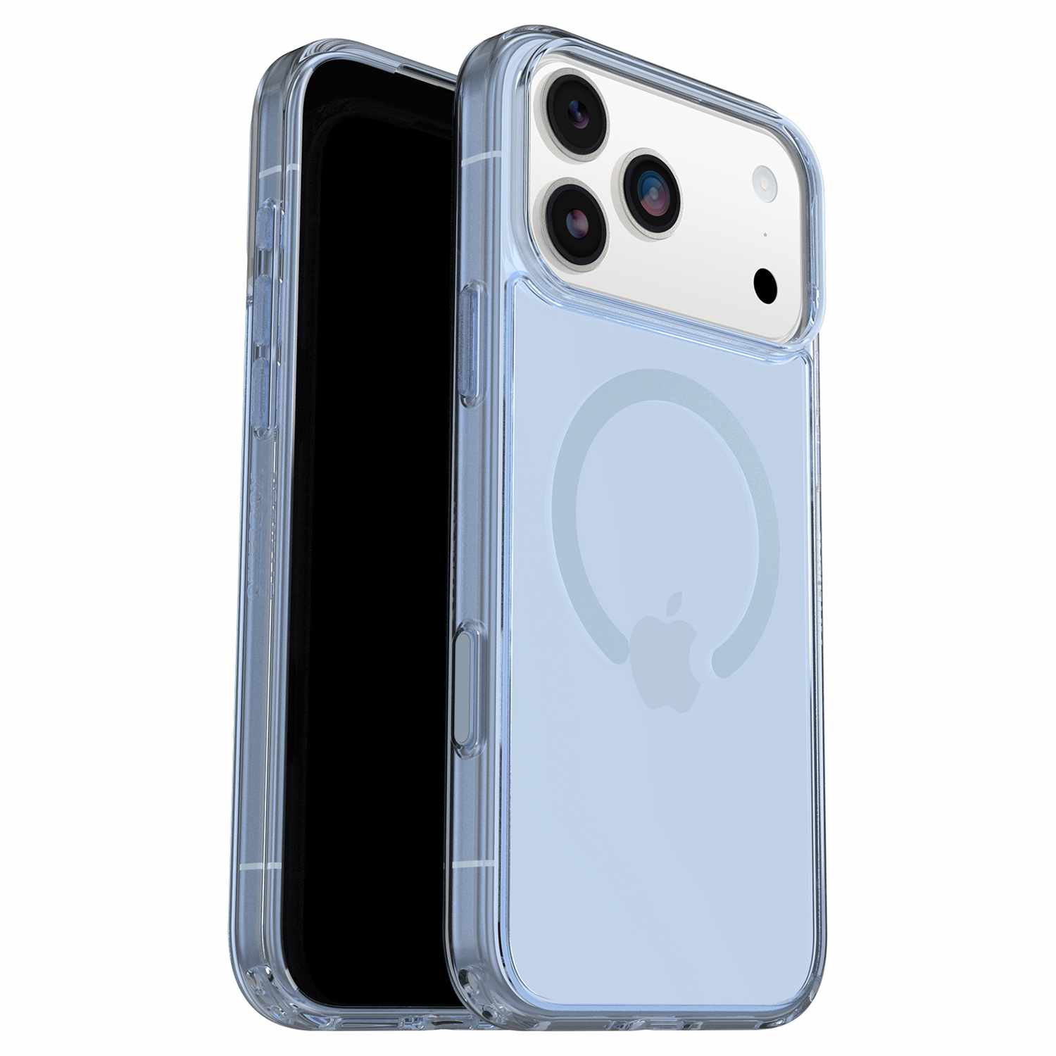 Étui transparent MagSafe Symmetry d'OtterBox avec contrôle de caméra pour iPhone 17 Pro Max - Argenté lustré