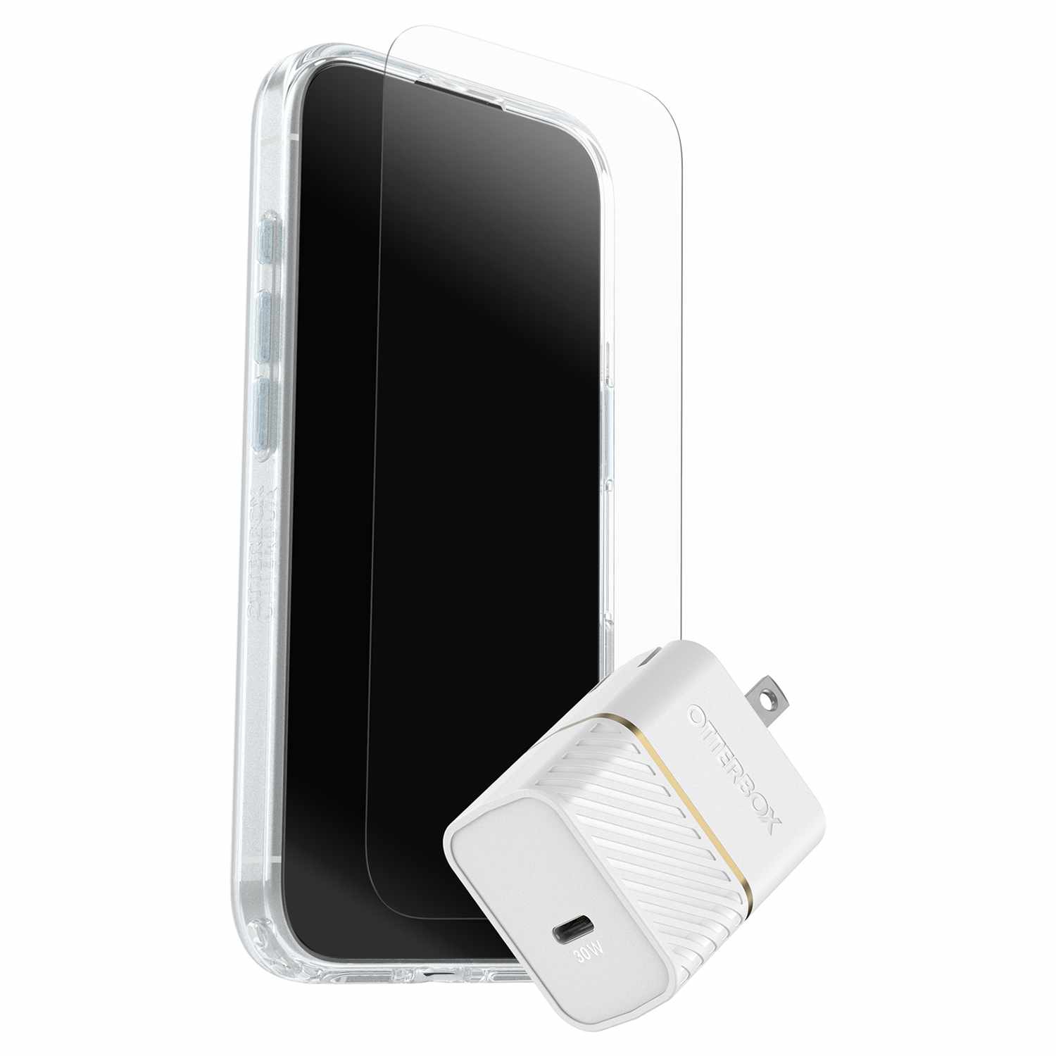 Trousse protection + alimentation d'OtterBox iPhone 17 transparent