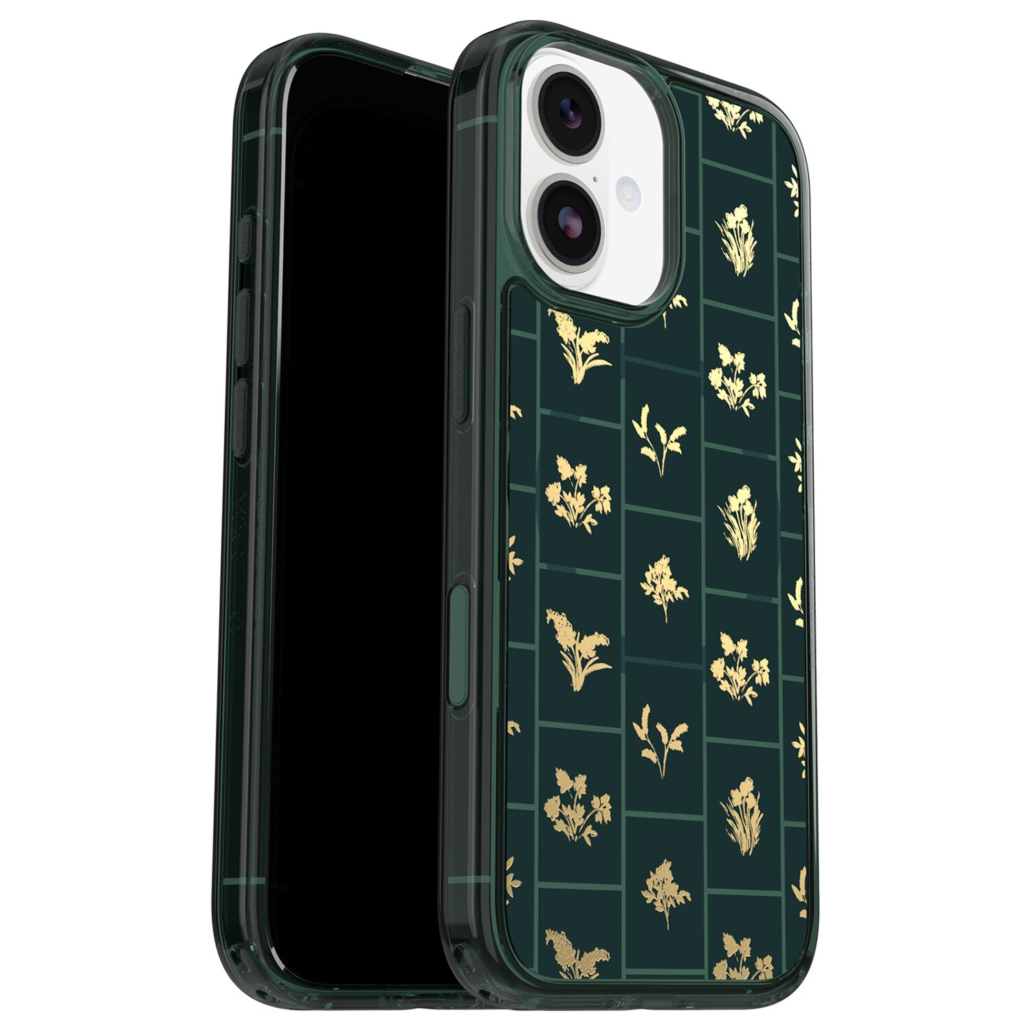 OtterBox Symmetry Clear MagSafe Case w/Camera Control iPhone 17 Golden Bloom